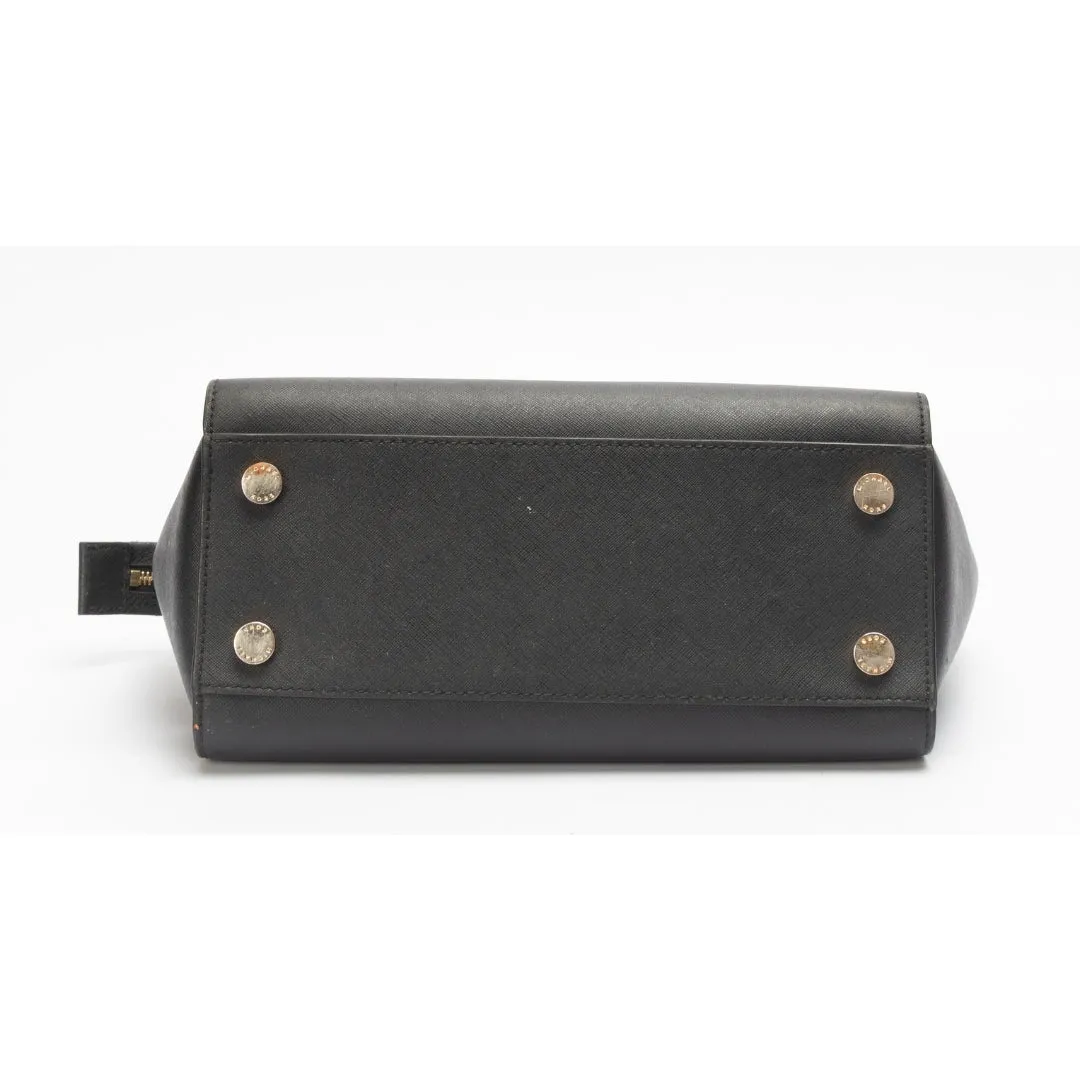 Michael Kors Black Selma Medium Cross Body Bag
