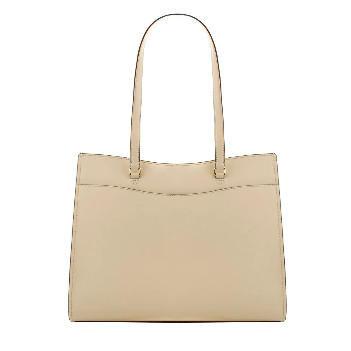 Michael Kors Leather Shoulder Bag Cream Beige