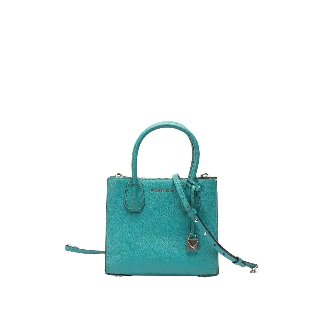 Michael Kors Mercer Medium Leather Satchel flash sale luggage
