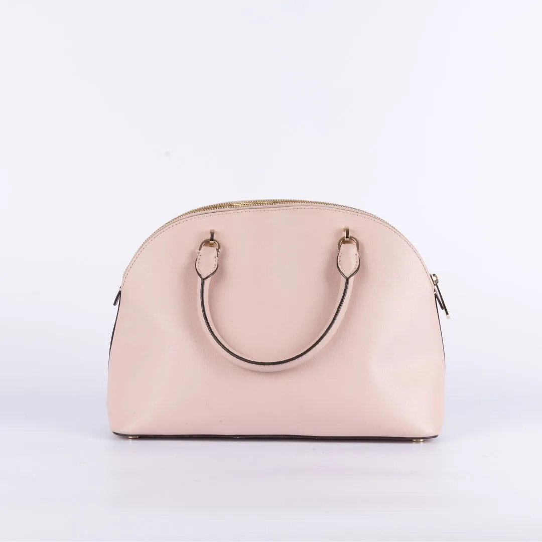 Michael Kors Saffiano Leather Dome Satchel