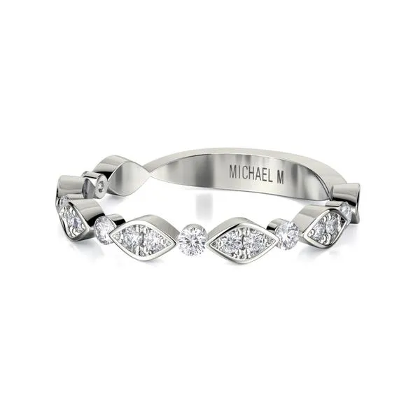 Michael M Bezel Marquise Diamond Band 