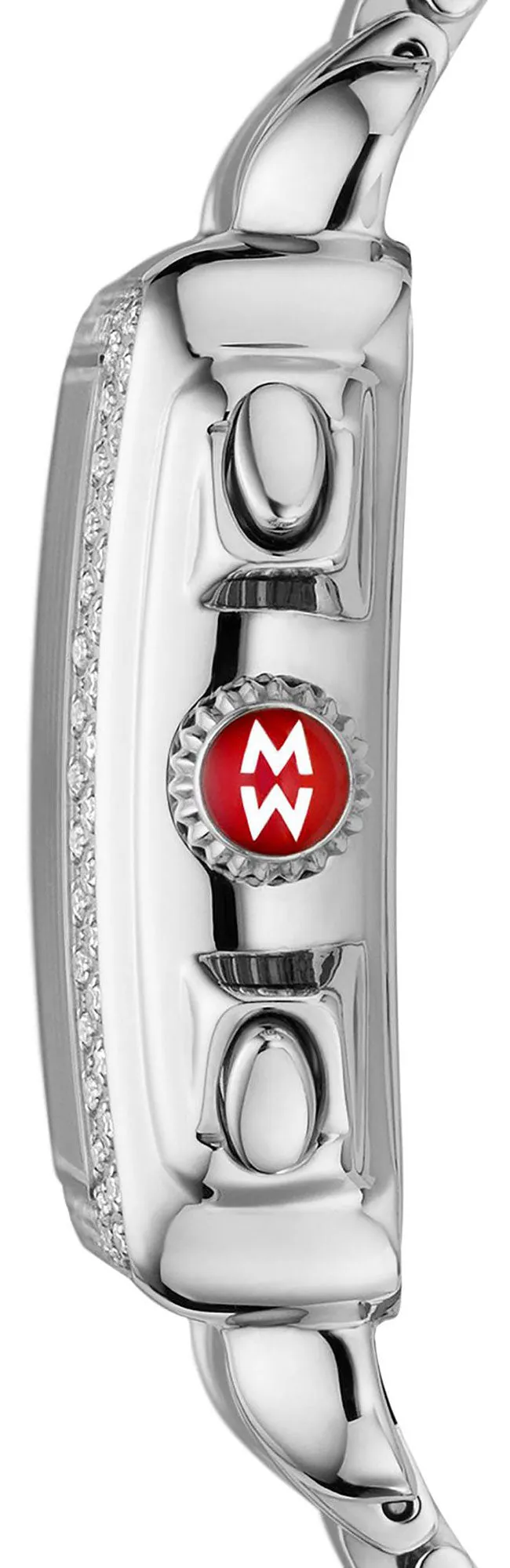 Michele Deco Chronograph Day/Date Stainless Steel Diamonds Womens Watch MWW06P000116