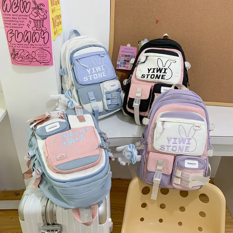 Middle school students' large capacity backpack 