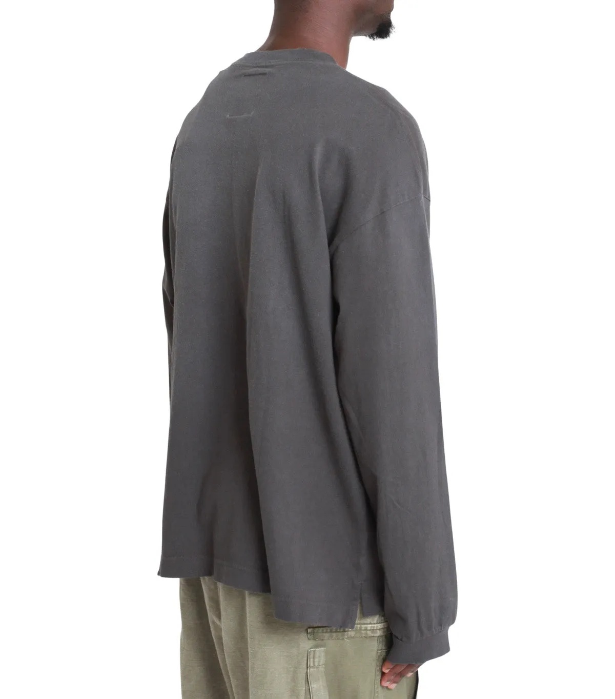 Mihara Yasuhiro Distressed Long Sleeve Tee Black