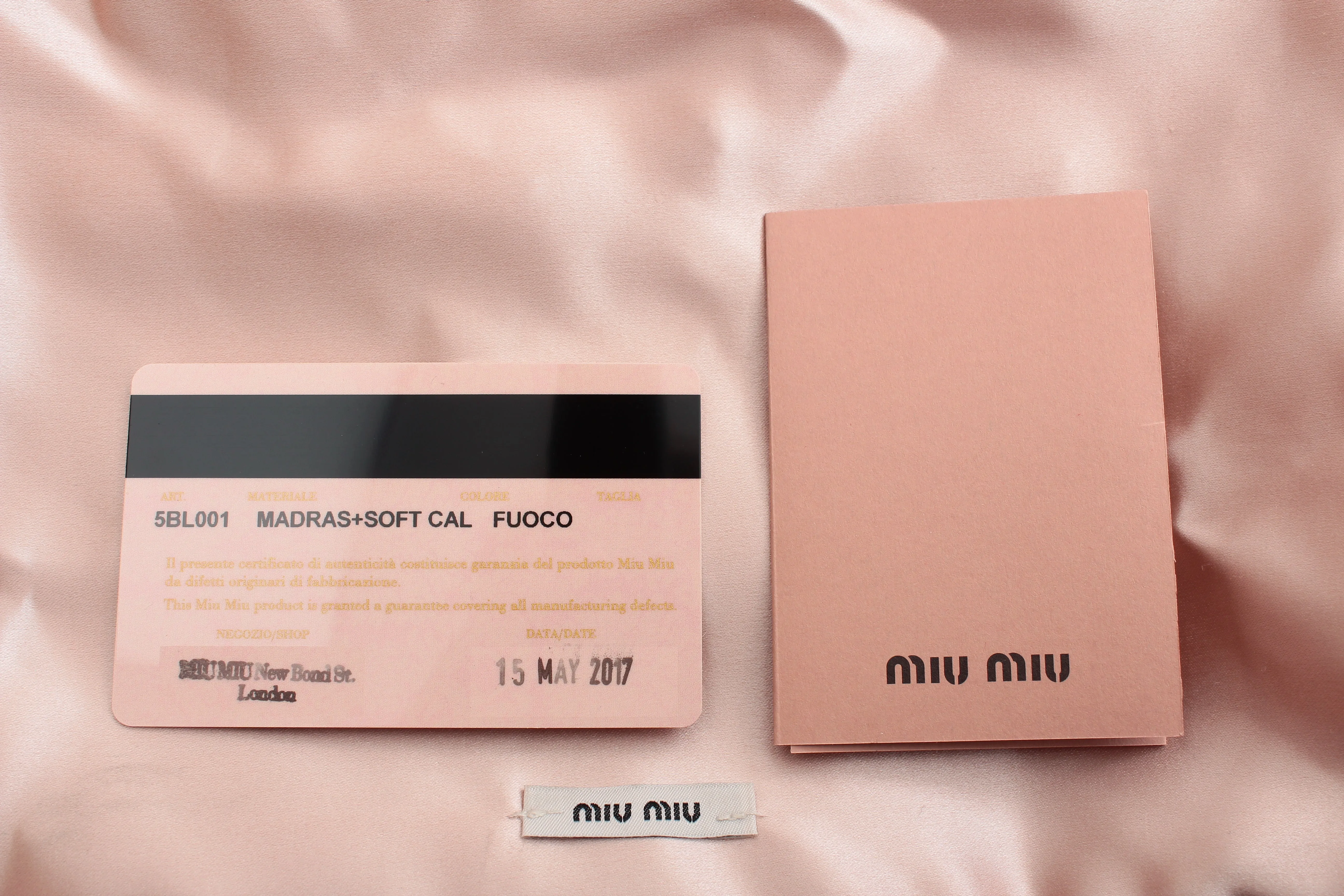 Miu Miu Madras Crystal and Pearl Embellished Crossbody Bag