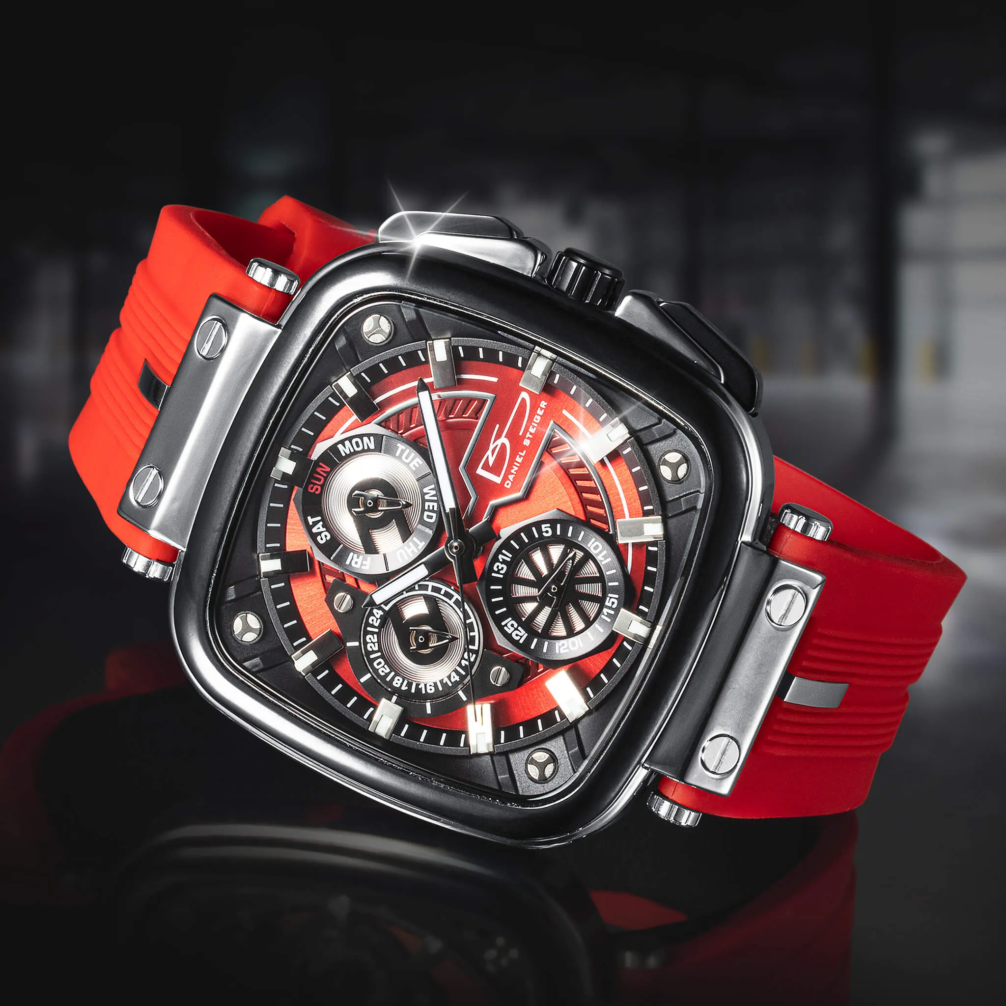 Momentum Sport Red Men??s Watch