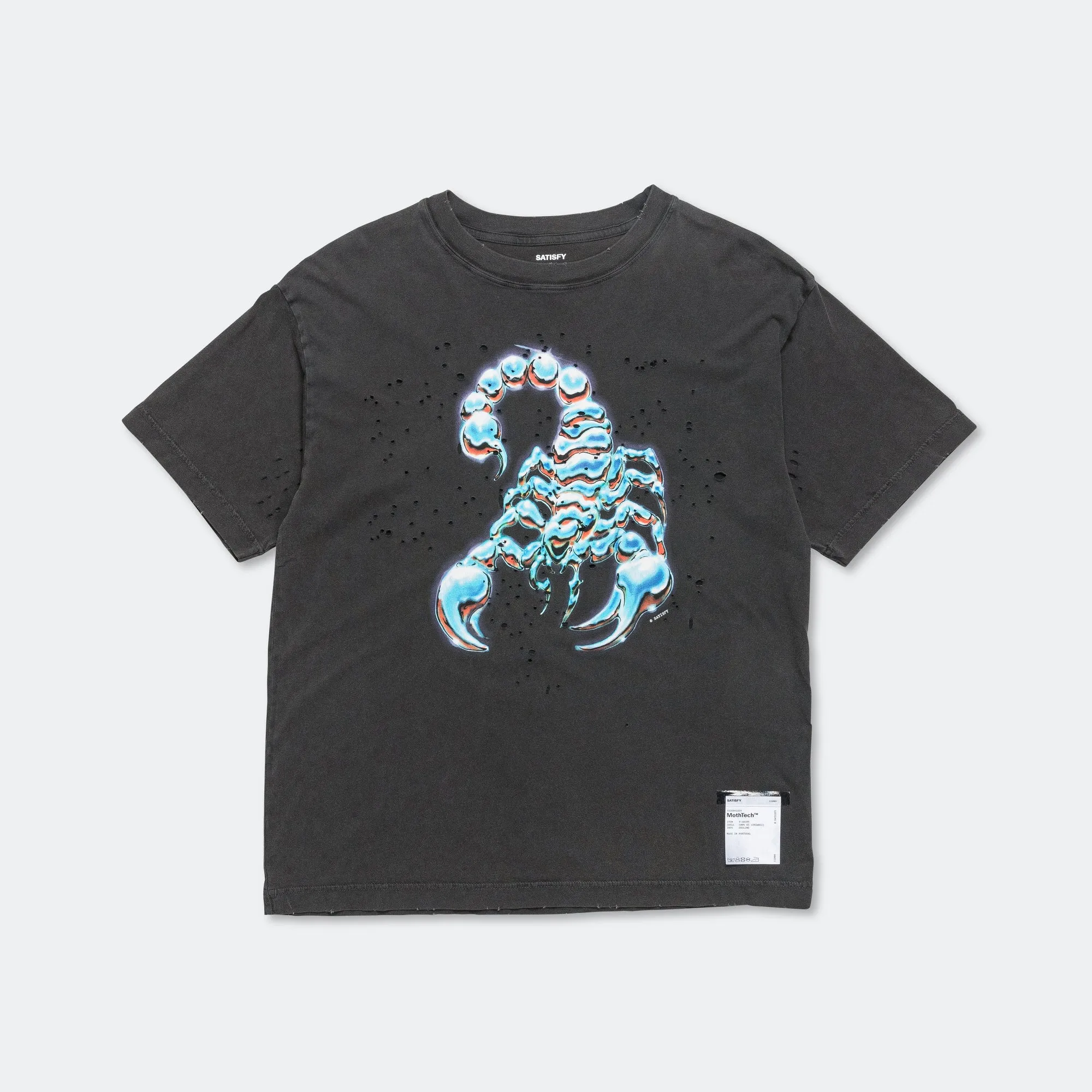 MothTech Scorpion T-Shirt - Aged Black