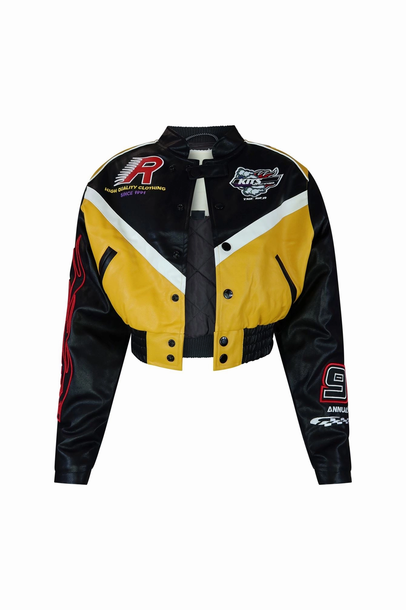 Motorsport Faux Leather Jacket