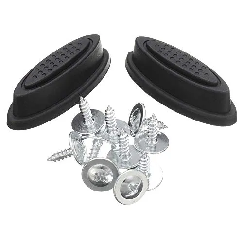MOTZU 2 Pair Luggage Bracket Side Feet With 20 Screws, Baggage Stud Foot, Feet Pad, Travel Bags accessories, Simple replacement mega luggage savings