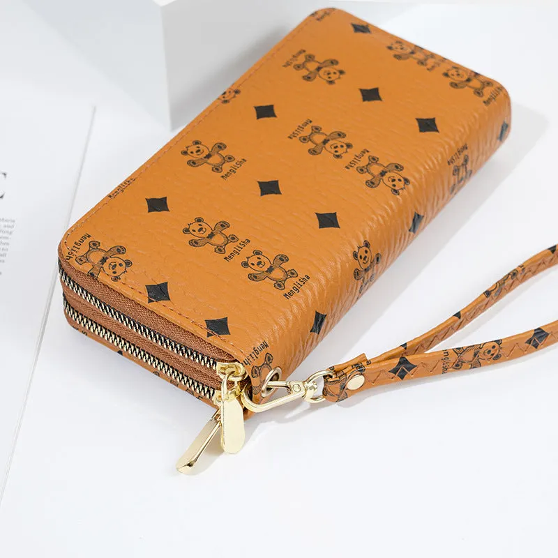 Multi-card portable and fashionable mobile phone bag