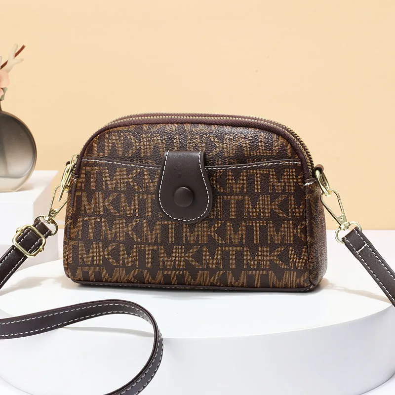 Multi-layer mobile phone bag, mother bag, shoulder bag.