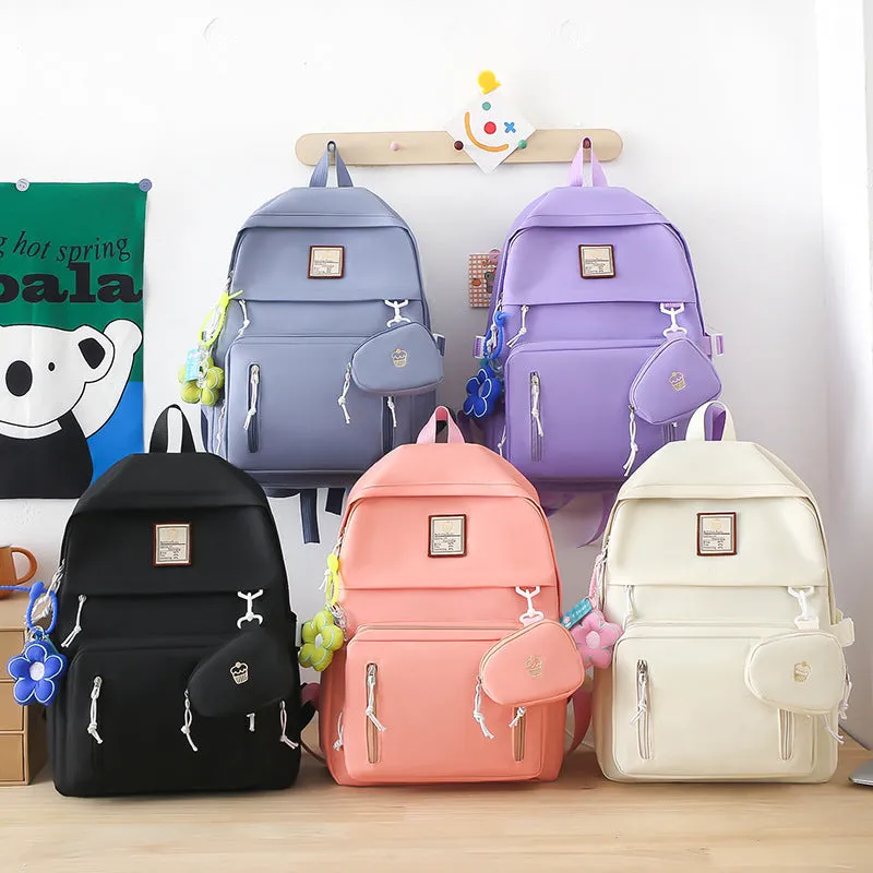 Multi-piece student bag handbag backpack 