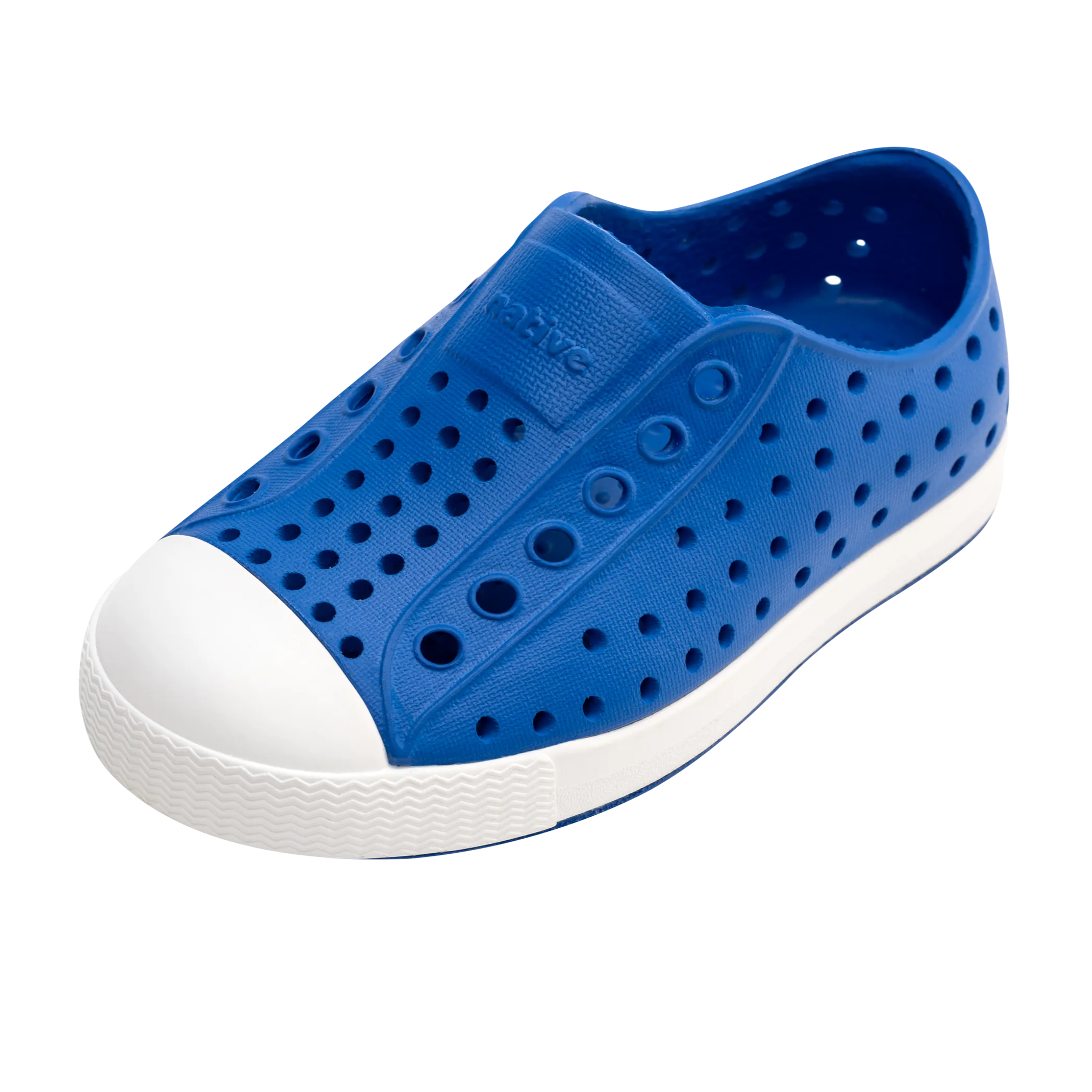 Native Shoes UV Blue /Shell White Toddler Jefferson Shoe