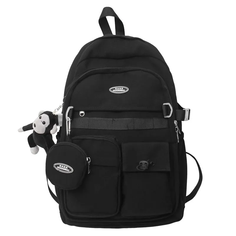 New style schoolbag for women simple large capacity backpack
