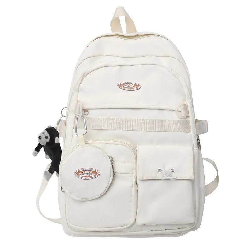 New style schoolbag for women simple large capacity backpack