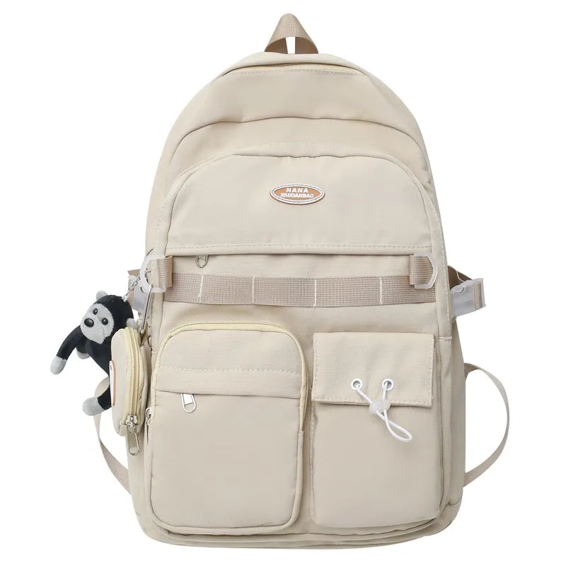 New style schoolbag for women simple large capacity backpack