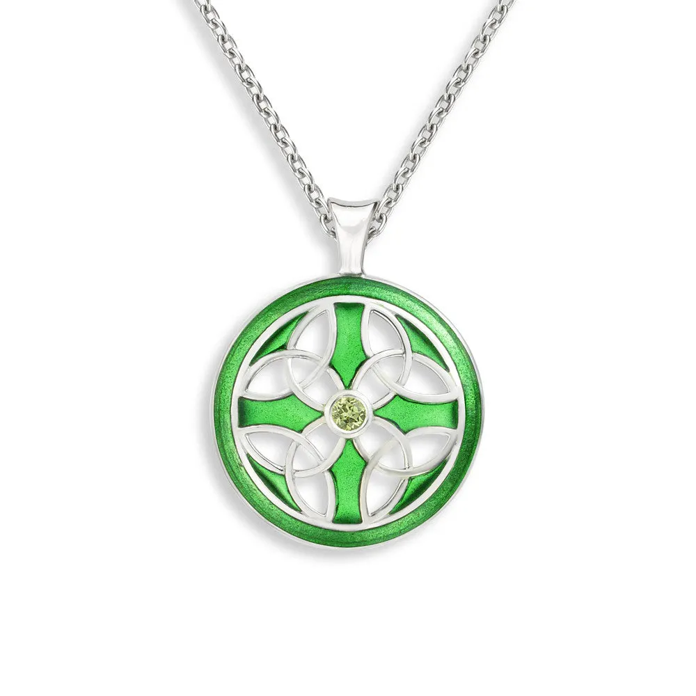 Nicole Barr Circle Celtic Cross Necklace 