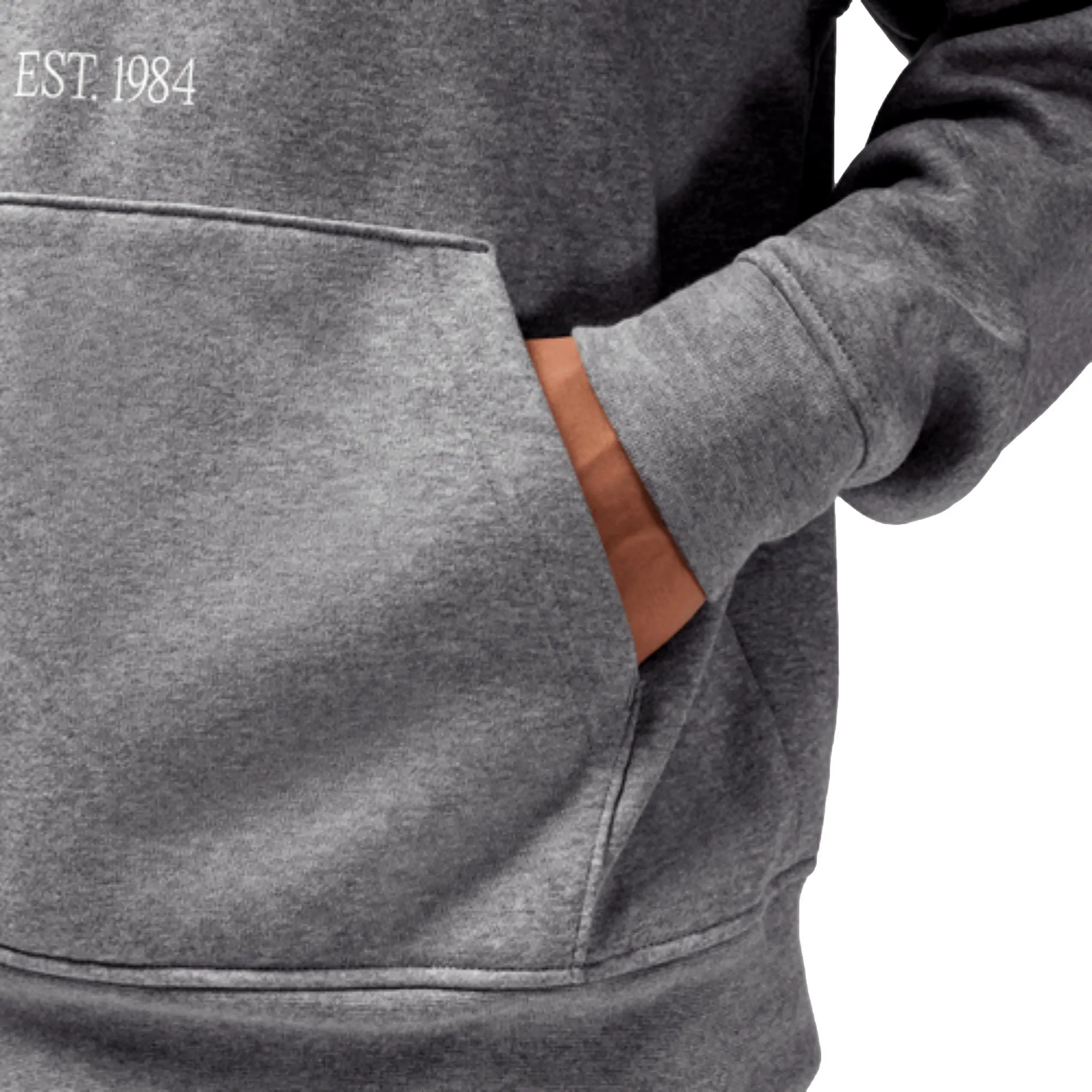 Nike Jordan LA City HBR Pullover Hoodie Carbon Heather  HF1498-091 Men's