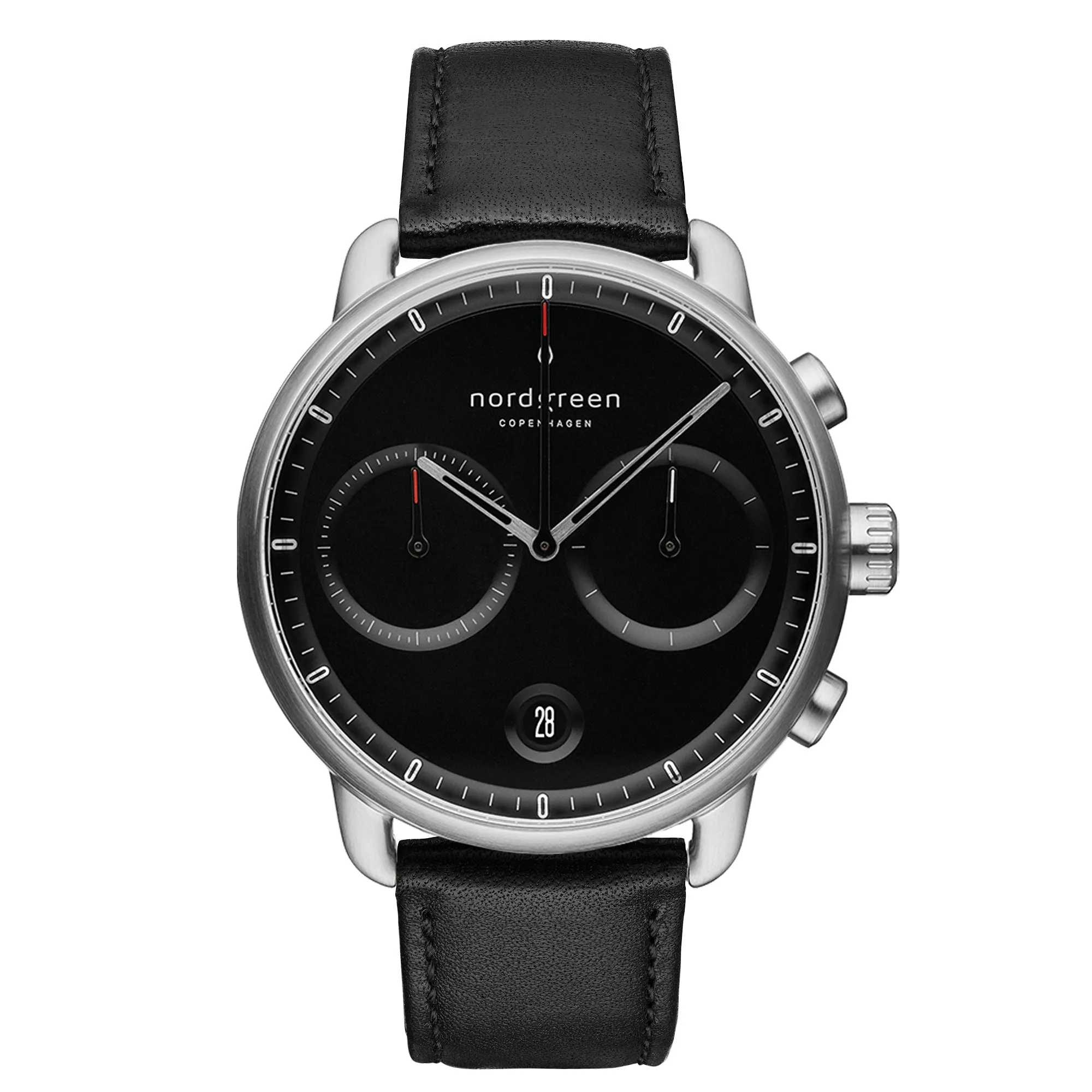Nordgreen Pioneer 42mm Steel Black Watch 
