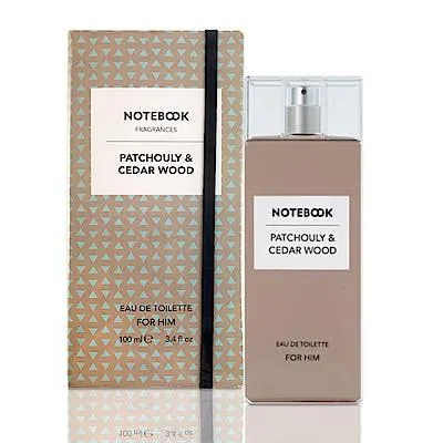Notebook Patchouly & Cedar Wood  3.4 oz EDT for men premium-eau-de-toilette-men