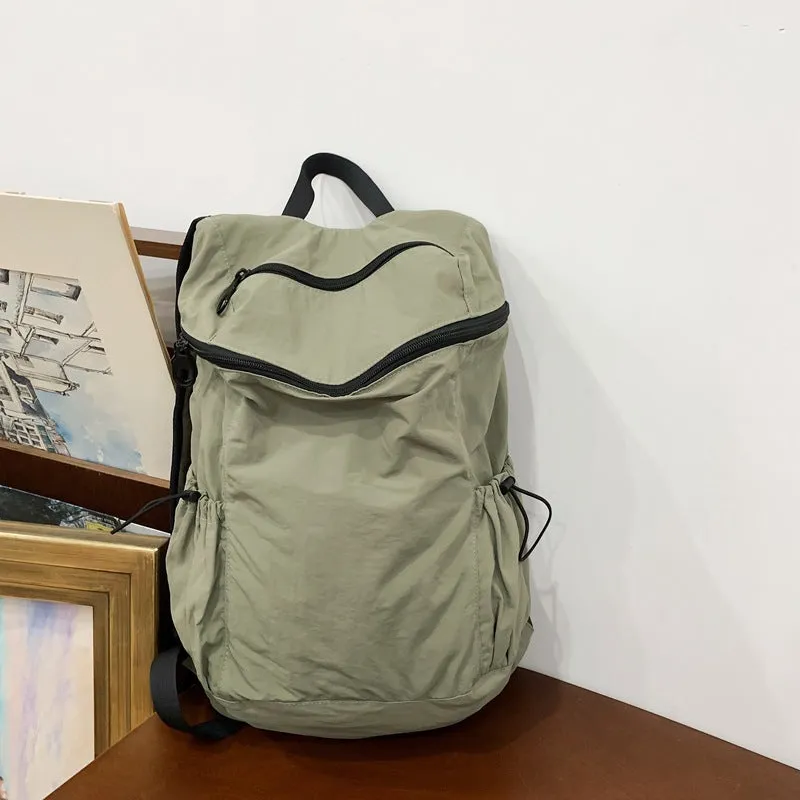 Nylon fabric backpack large capacity school bag