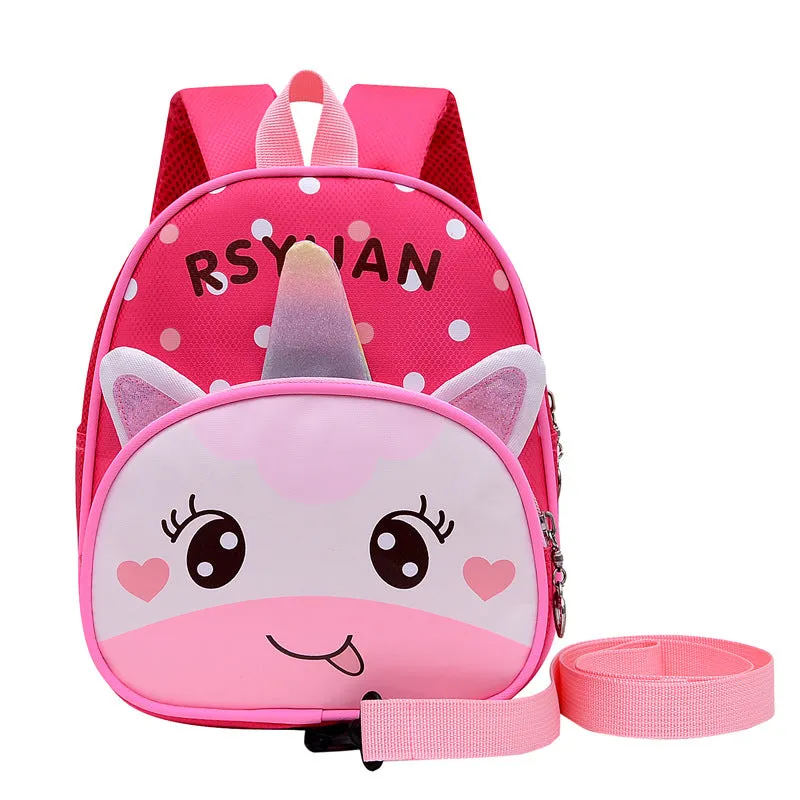 Nylon waterproof children's small backpack 