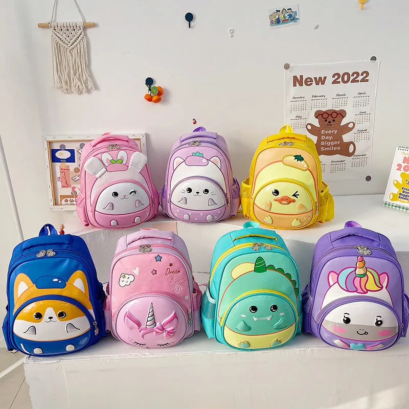 Nylon waterproof children's small backpack 