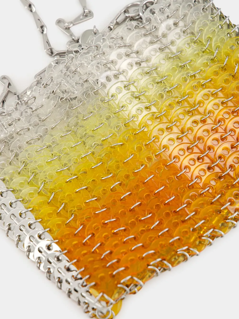 Orange Gradient 1969 Resin Disc Shoulder Bag