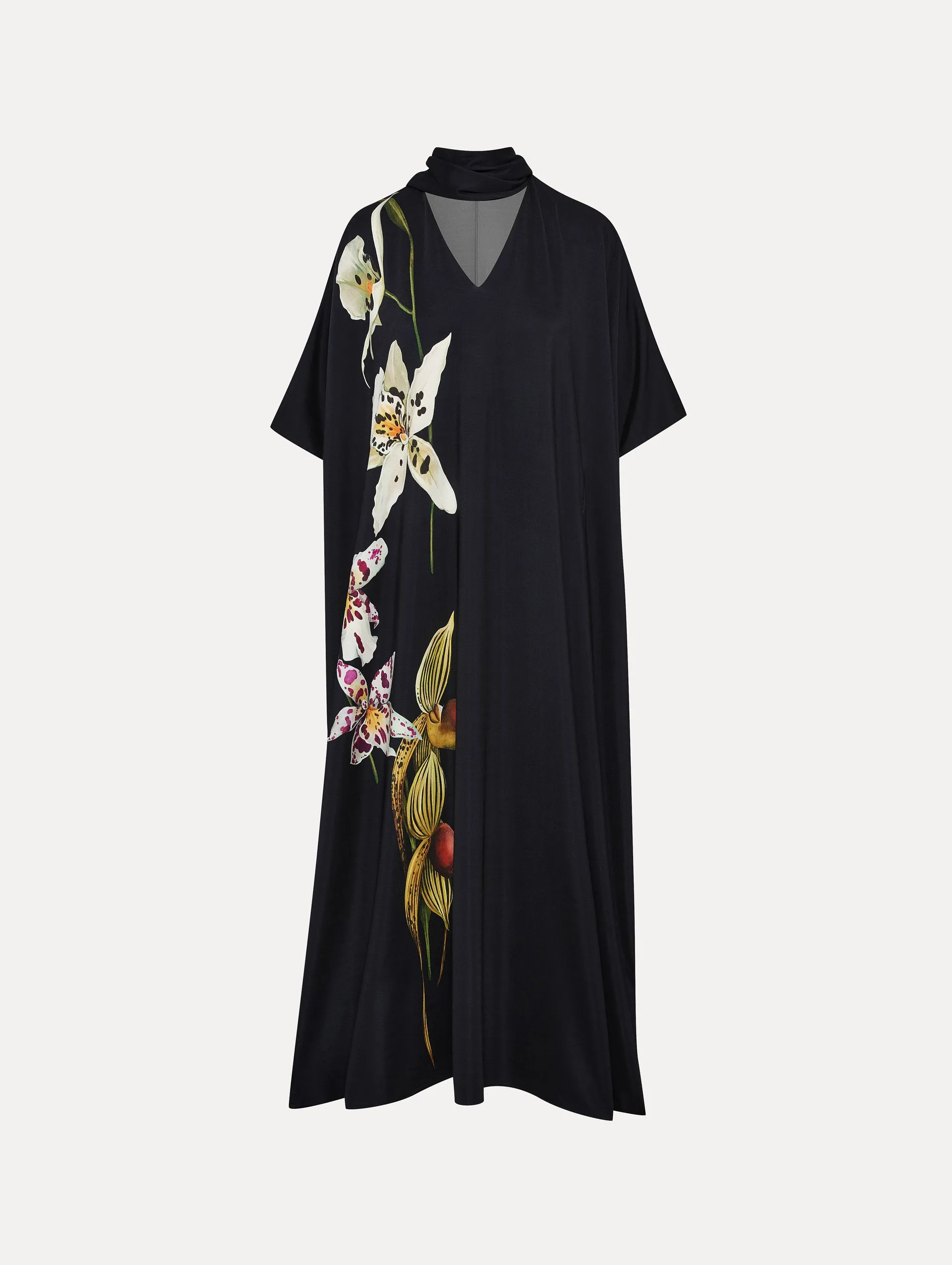 Orchid Jersey Caftan, evening dress, graduation dress, party dress, birthday dress, beautiful dress