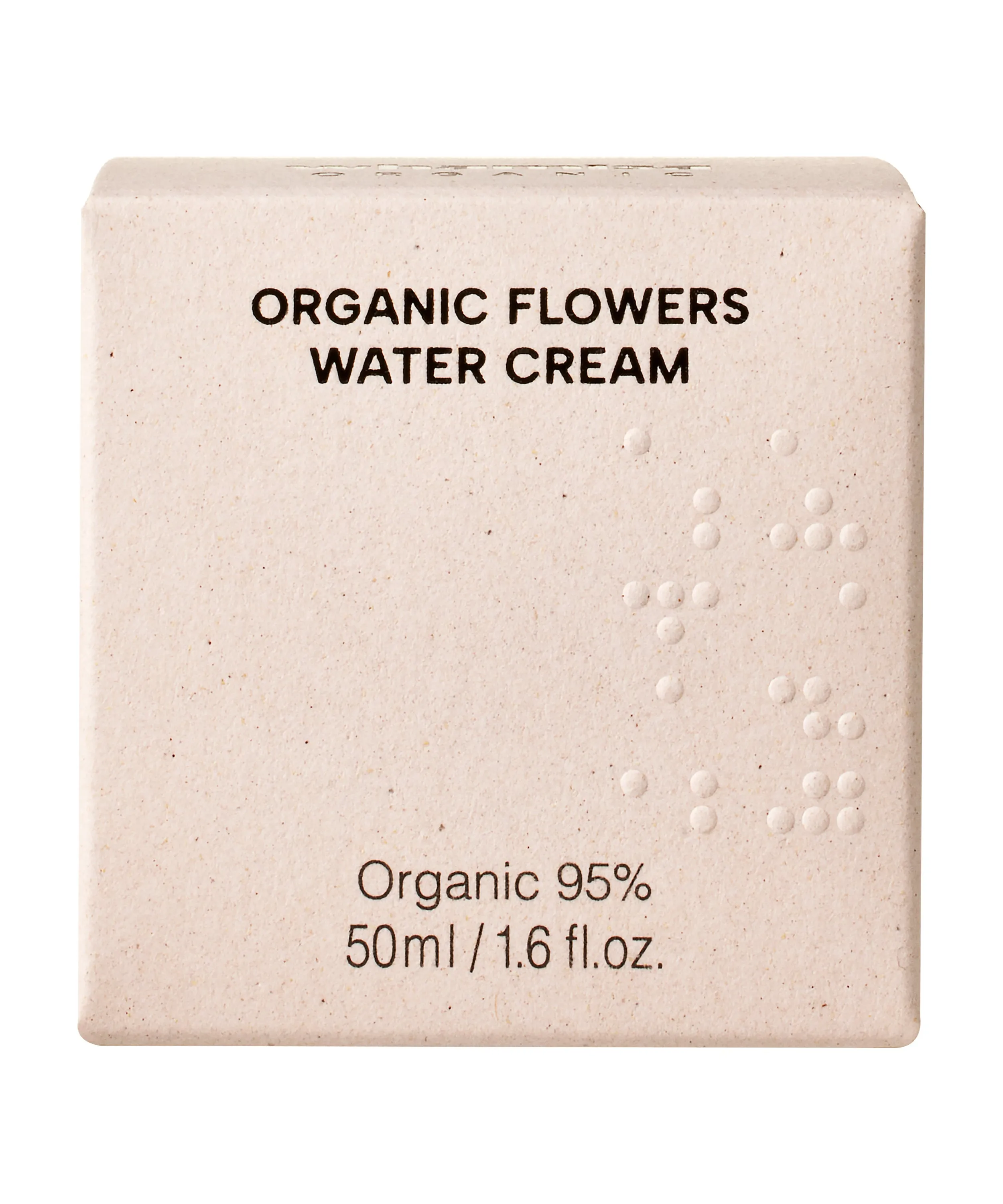 Organic flowers water cream, 50 ml