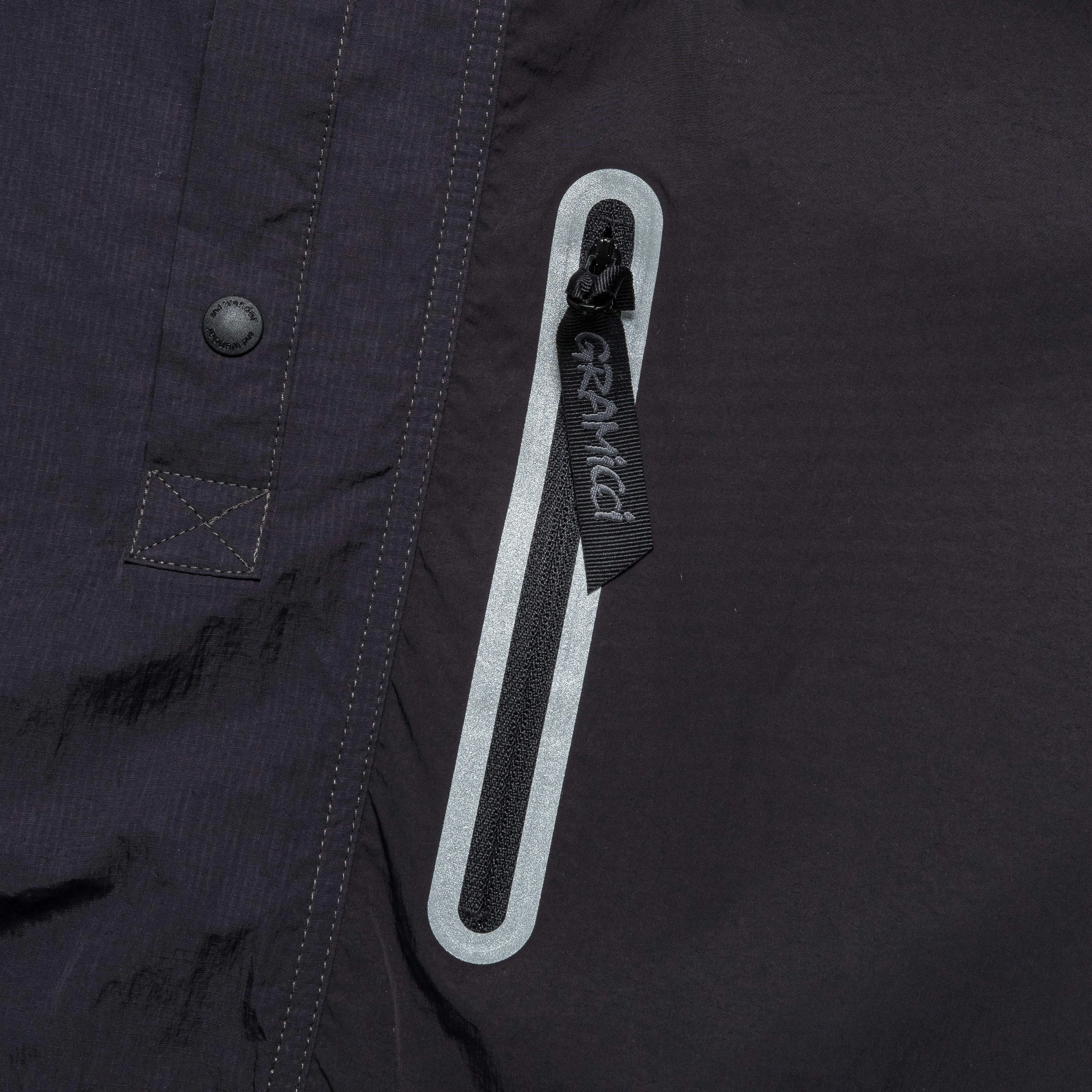 Patchwork Wind Tee ?? and wander - Black