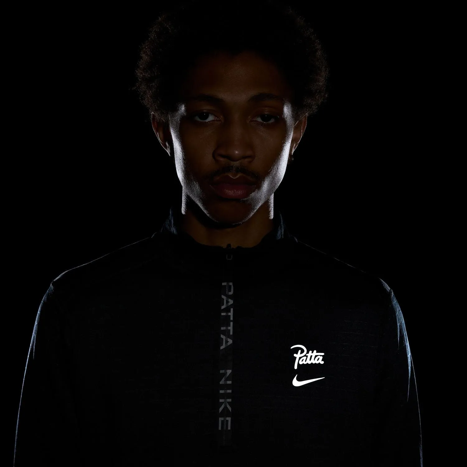   Patta Half-Zip Long-Sleeve Top 'Black'