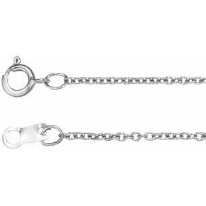 Platinum 1 mm Adjustable Cable 16-18"  Chain 