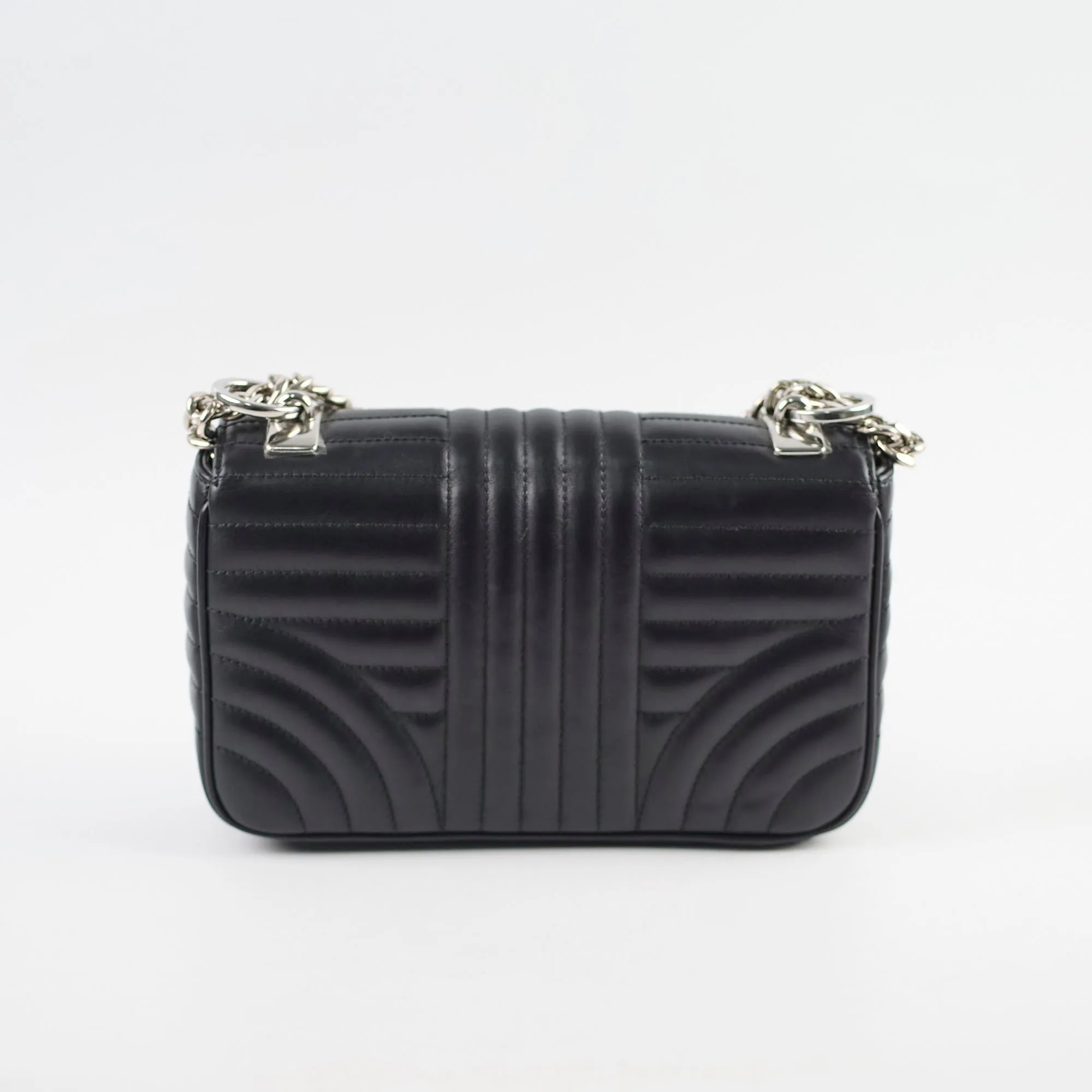 Prada Leather Diagramme Bag Black