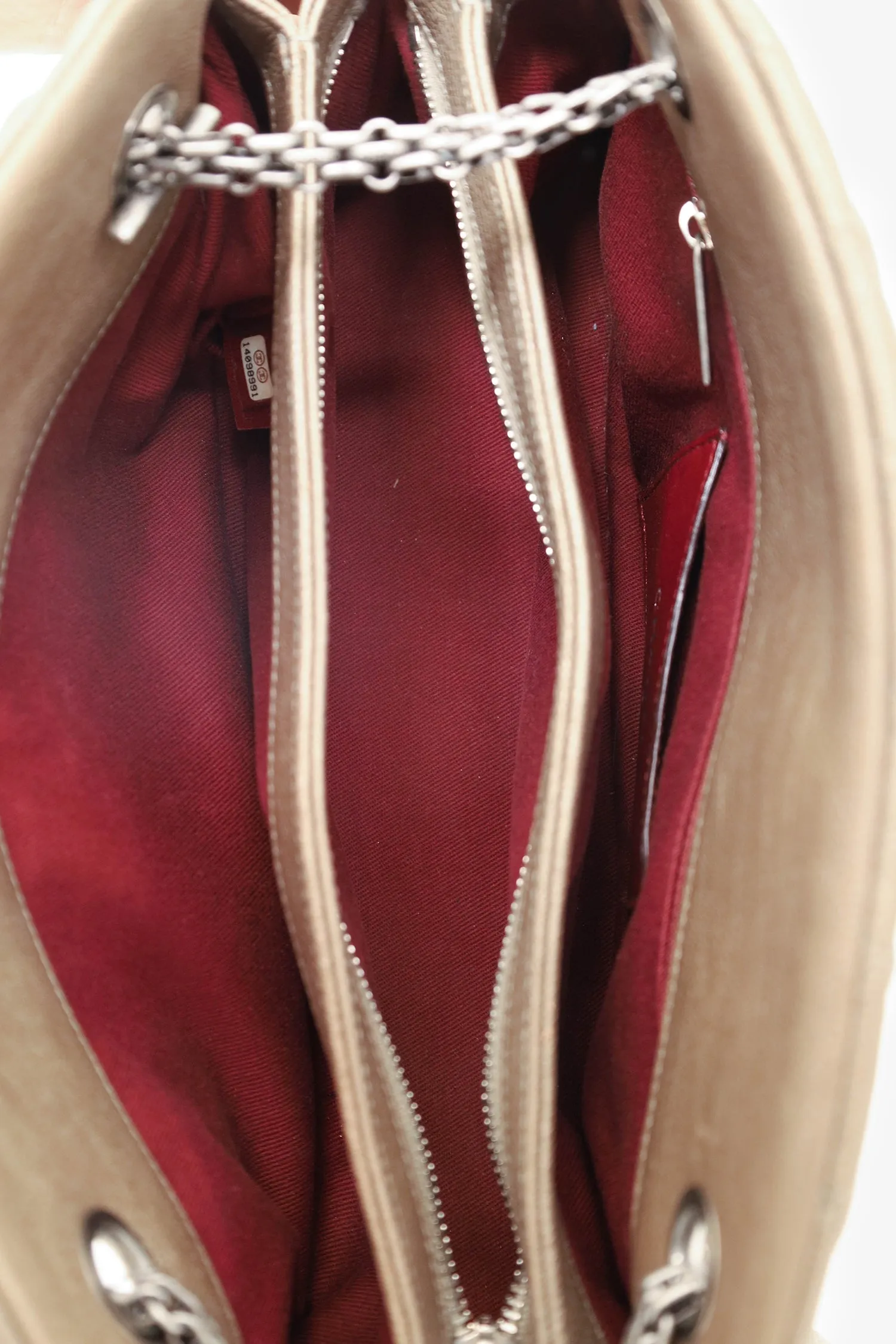 Pre-Loved Chanel? 2010-11 Brown Caviar Quilted Small Just Mademoiselle Bowling Bag