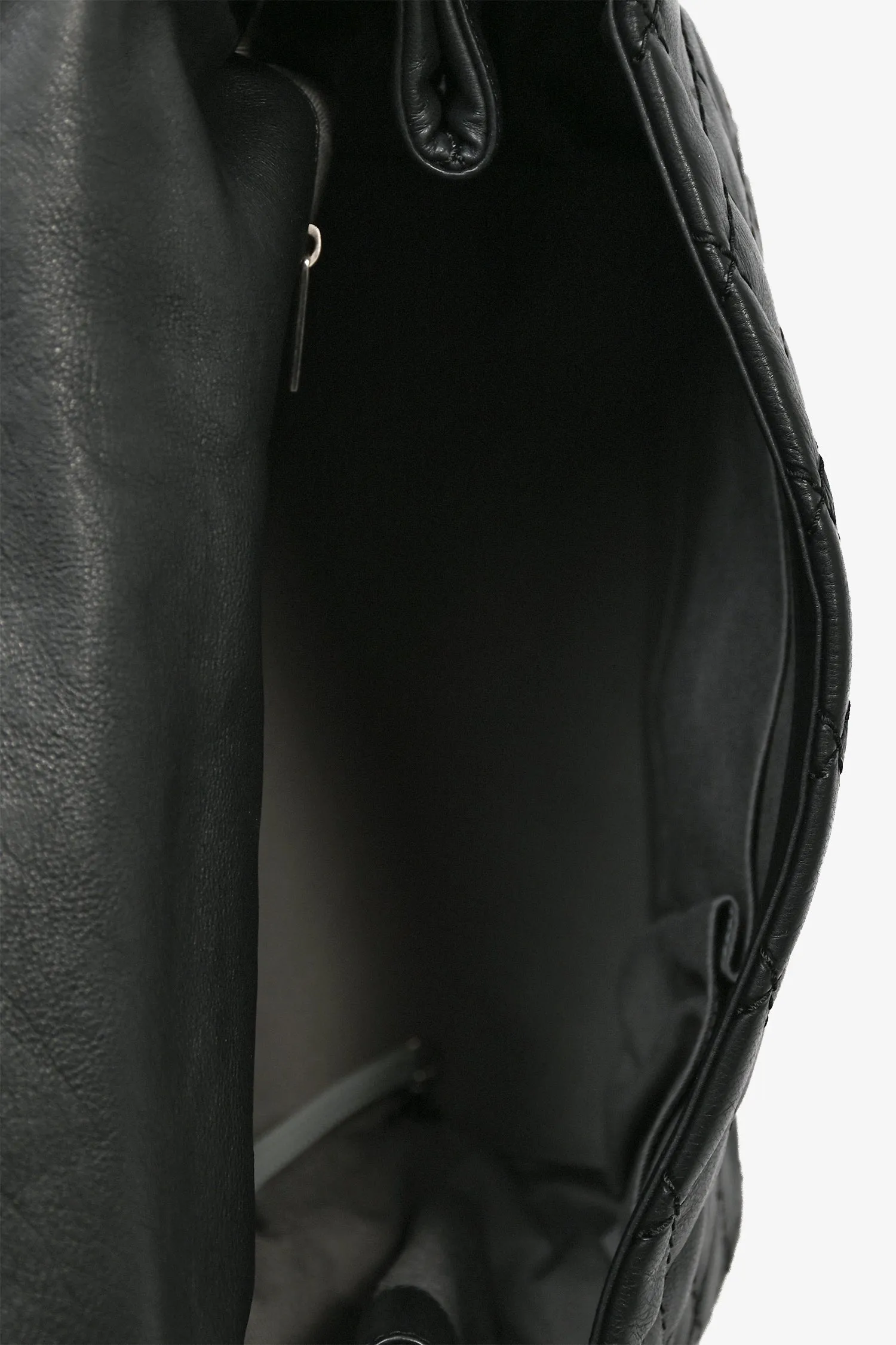 Pre-Loved Chanel? 2012-13 Black Quilted Calfskin Leather CC Flap Shoulder Bag