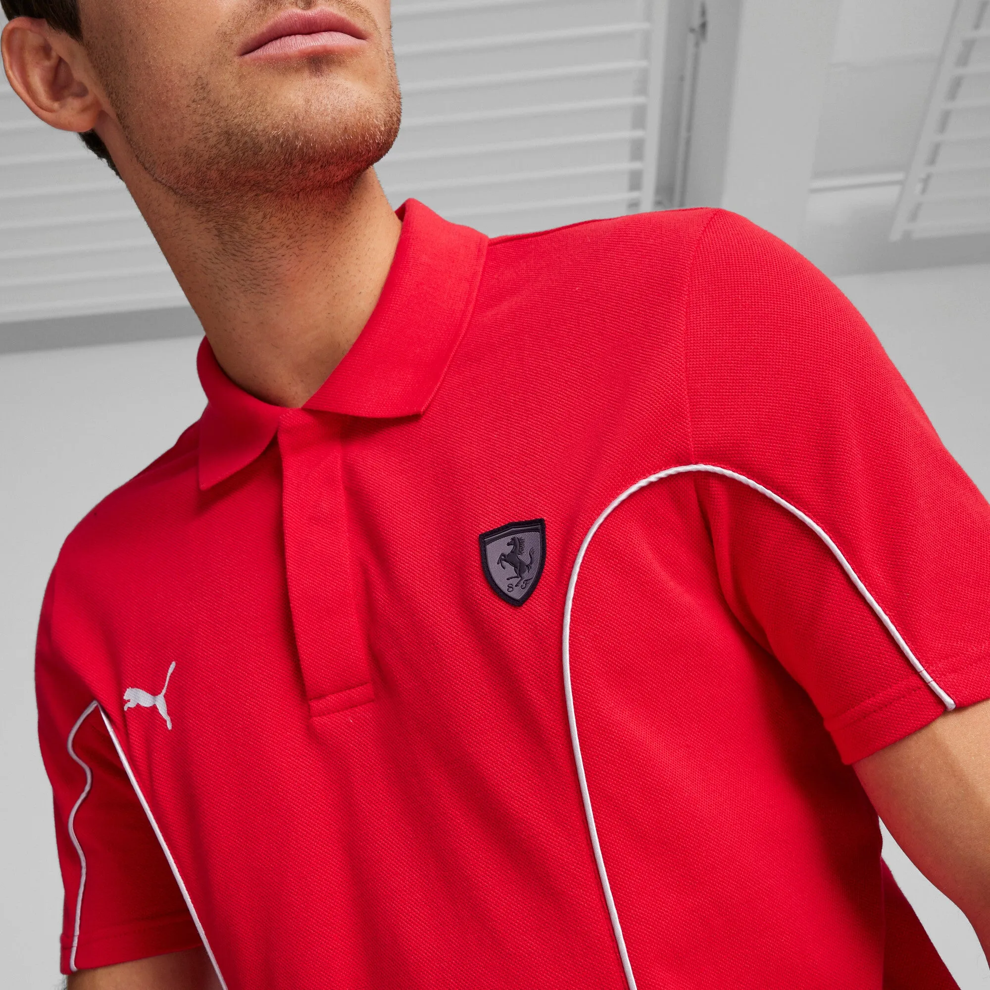 PUMA Men's Scuderia Ferrari Style Motorsport Polo