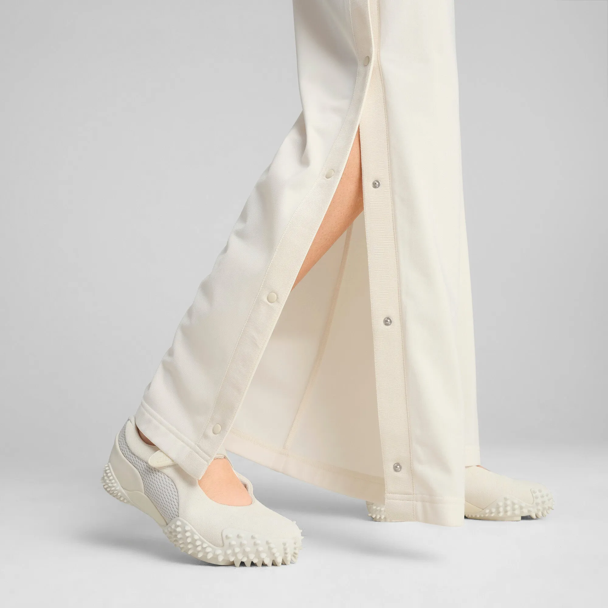 PUMA Women's Wardrobe Essentials Low Rise Popper Pants