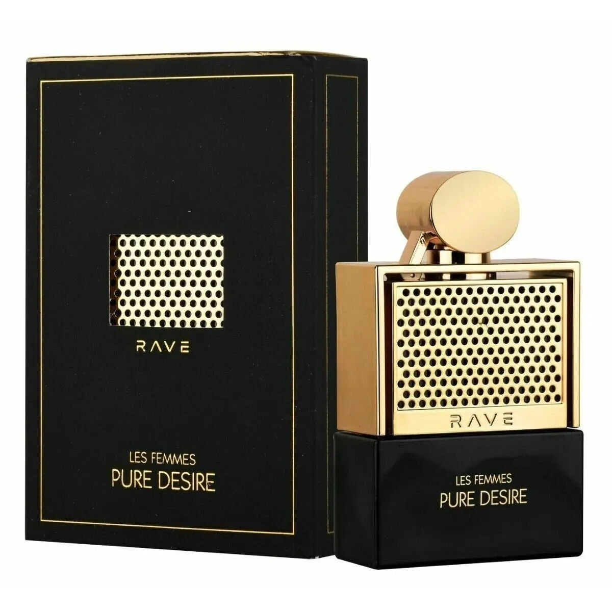 Rave Pure Desire Gold 3.4 oz EDP for women luxury-women-spray-perfume