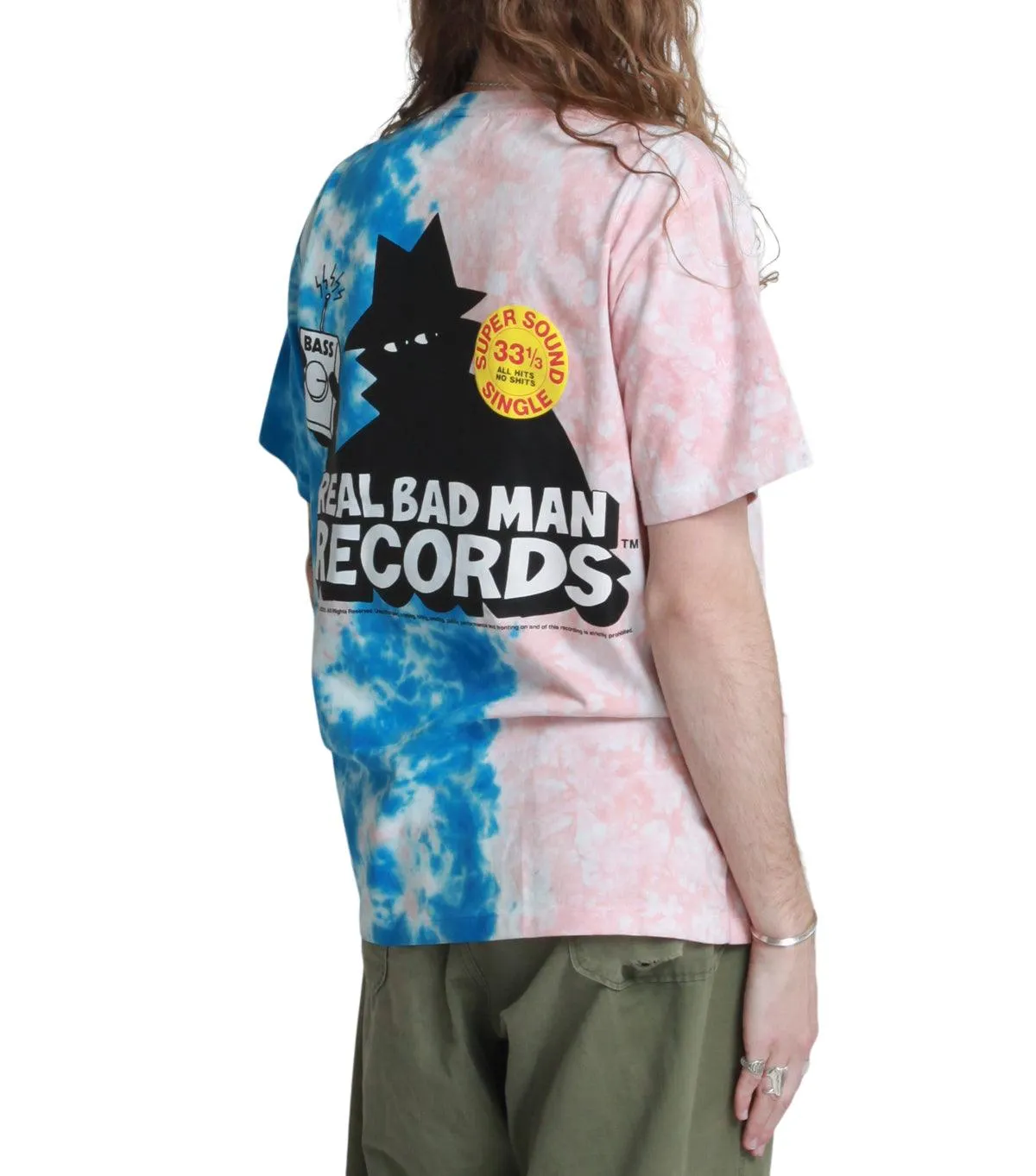 Real Bad Man RBM Records Tee Pink