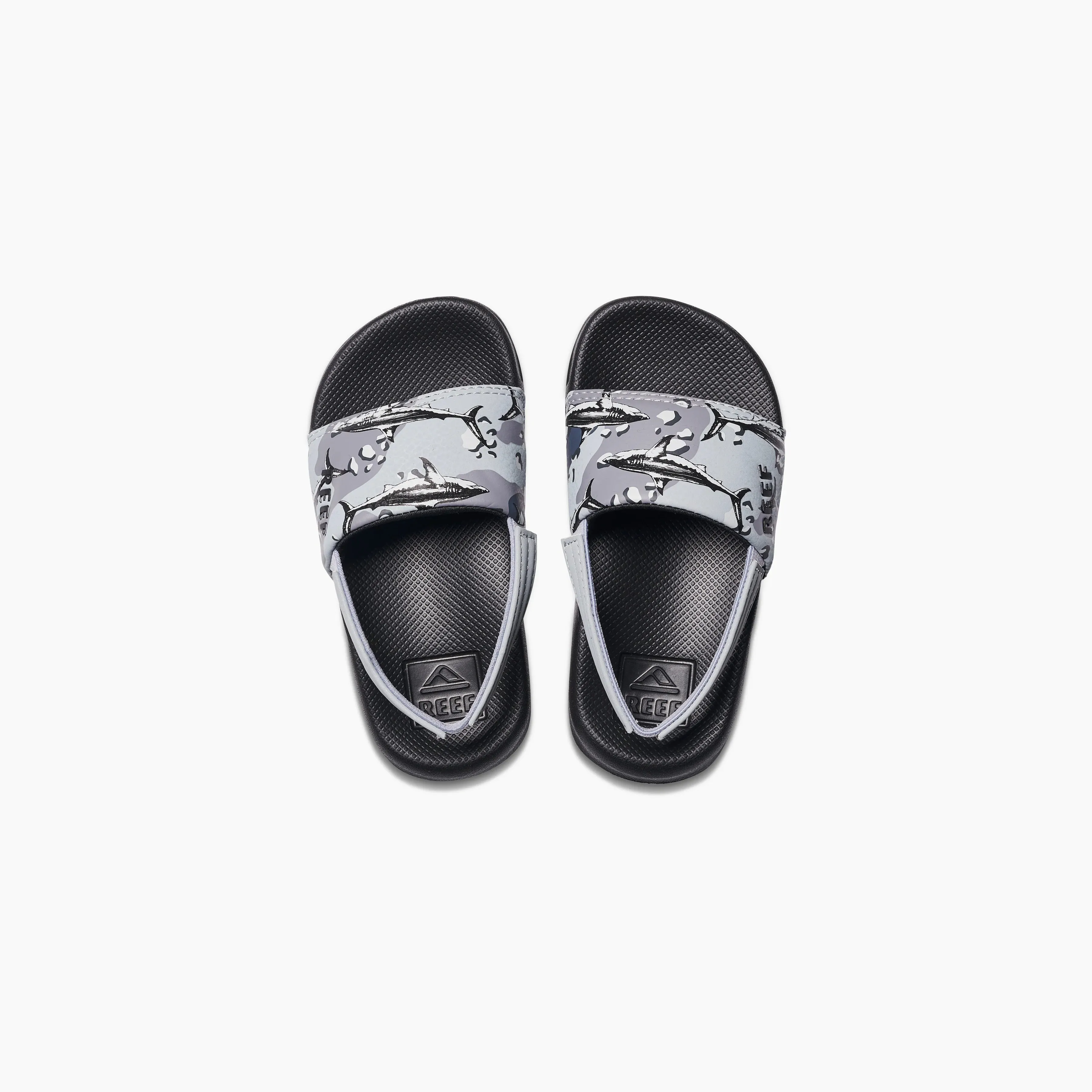 Reef Grey Camo Shark Toddler One Slide baby toddler sandals shoes for sale online