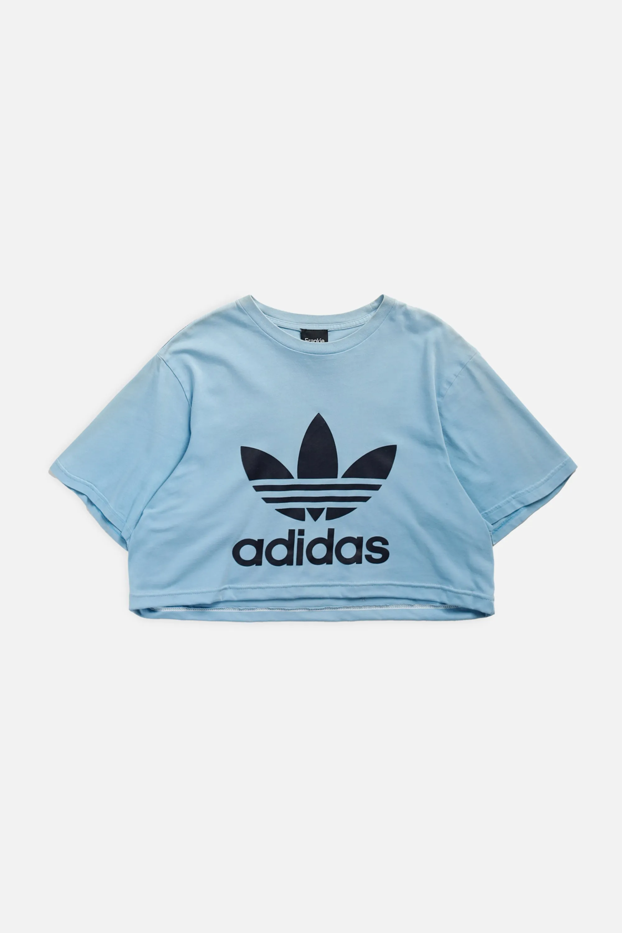 Rework T-shirts,  tops,  summer styles, sports vests, running tops,Vintage Nike Athletic Tee, Tops Sports Tops,  Sports Tops, Quick Dry, Short Sleeves Adidas Crop Tee - L