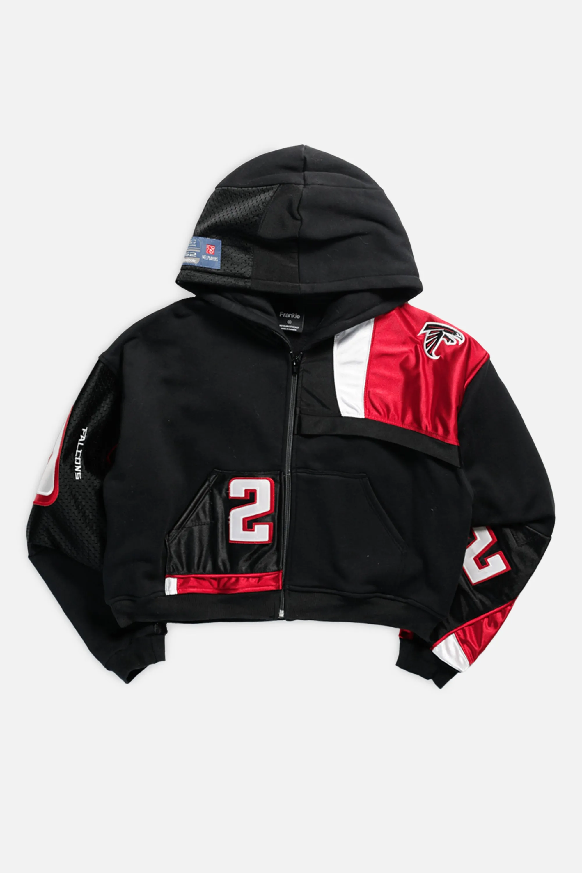Rework T-shirts tops summer styles sports vests running tops,Vintage Nike Athletic Tee Tops Sports Tops Sports Tops Quick Dry Short Sleeves Atlanta Falcons NFL Crop Zip Hoodie - M