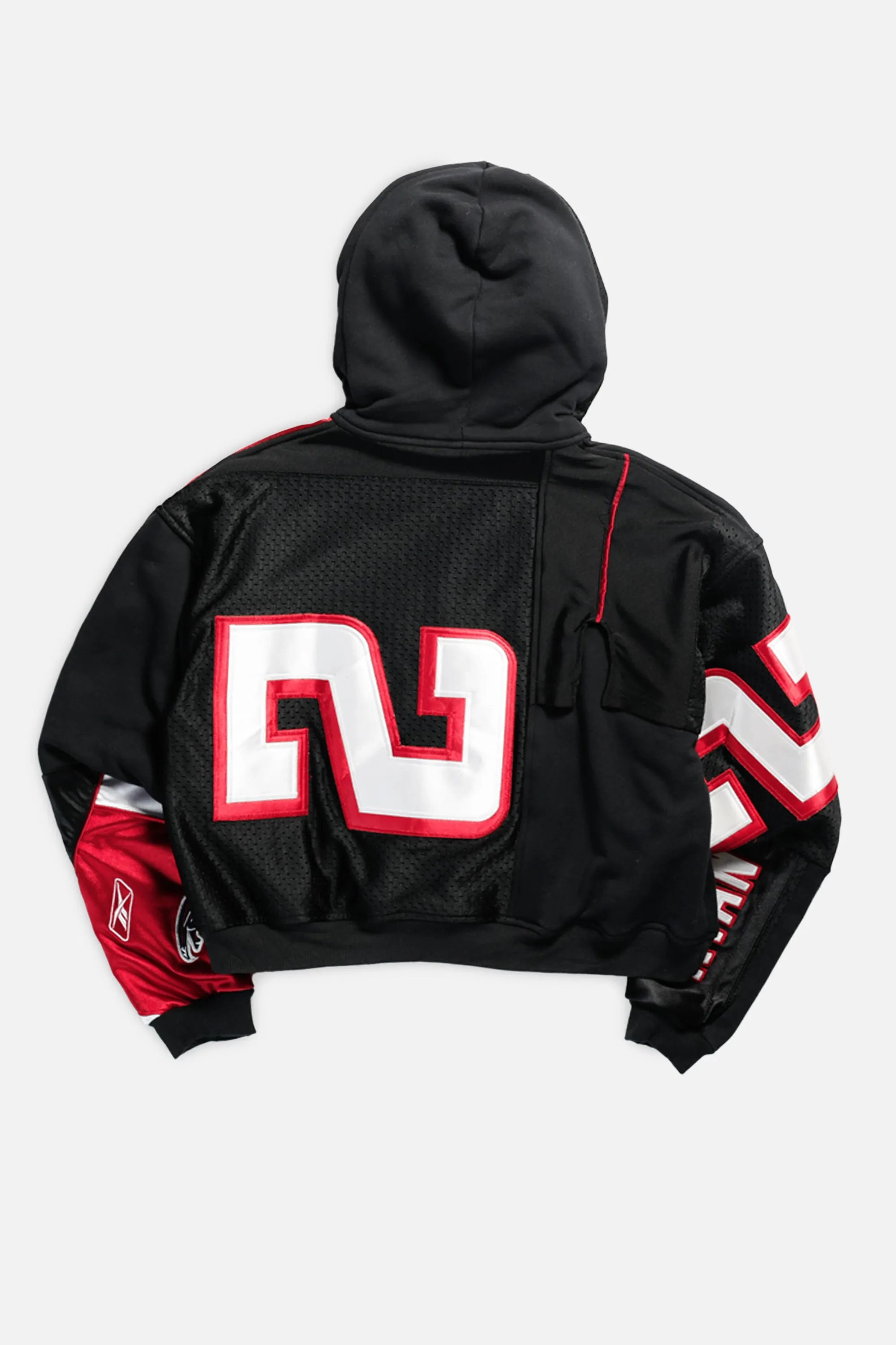 Rework Atlanta Falcons NFL Crop Zip Hoodie - M