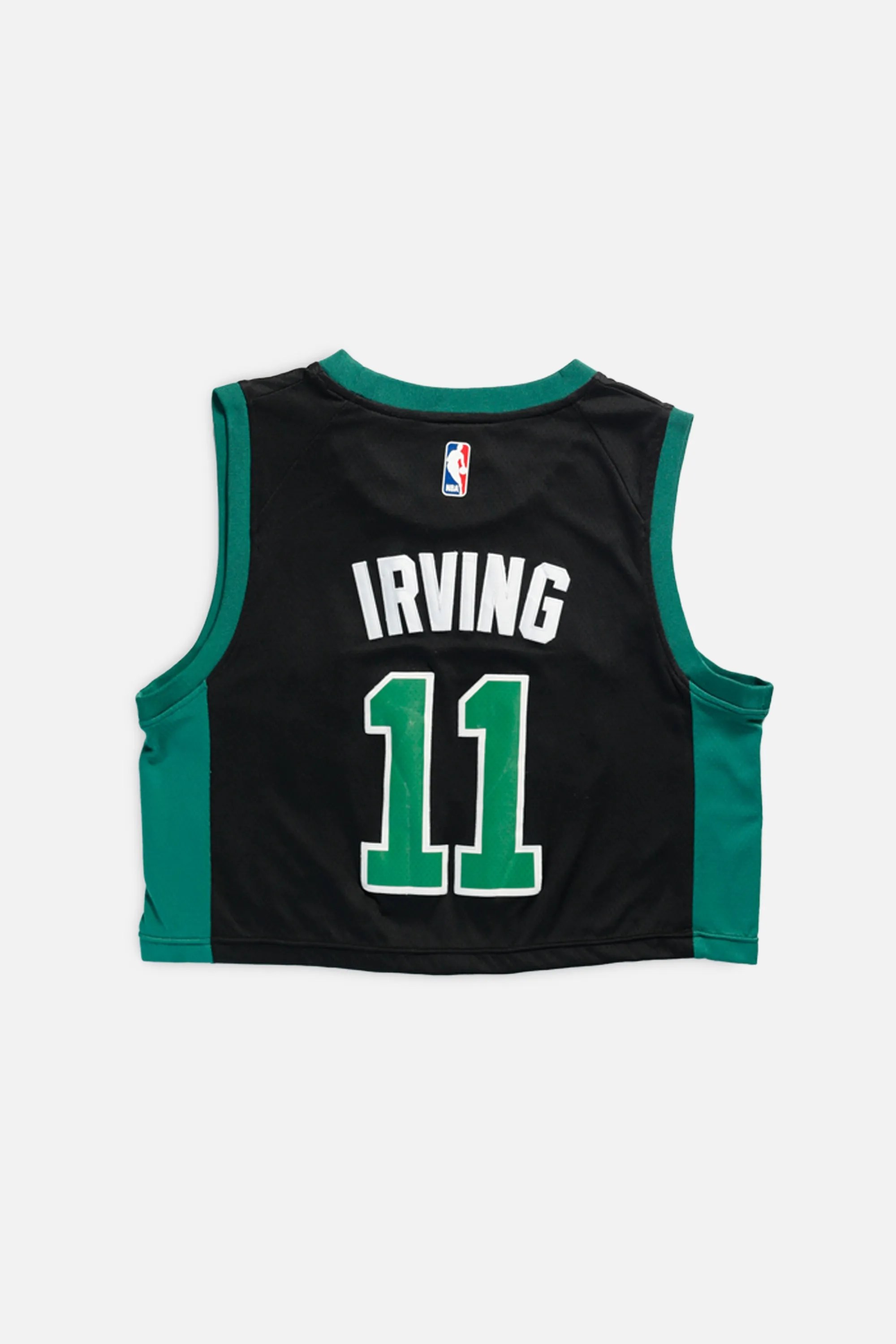 Rework Boston Celtics NBA Crop Jersey - L