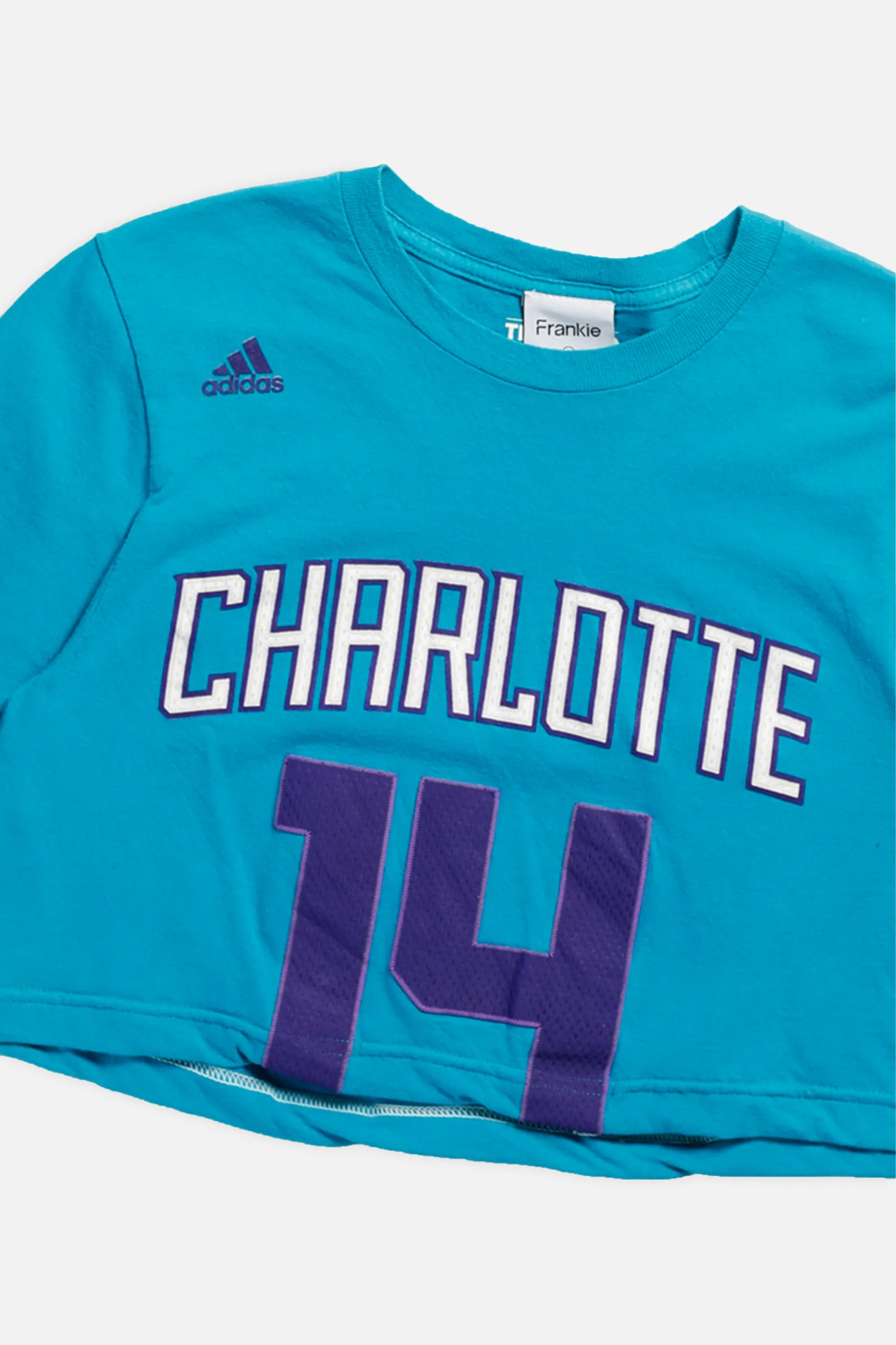 Rework Charlotte Hornets NBA Crop Tee - XS