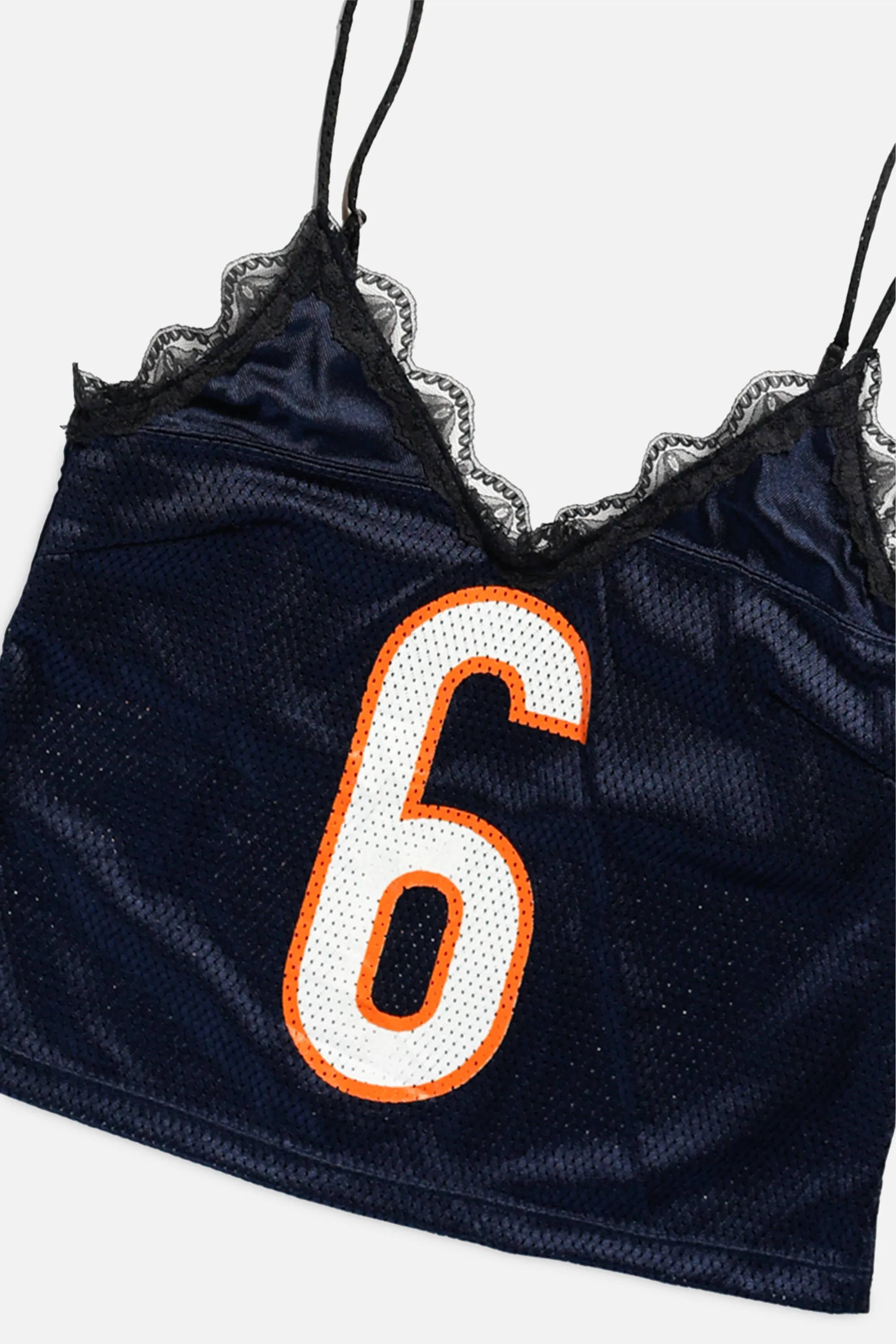 Rework Chicago Bears Lace Tank - S