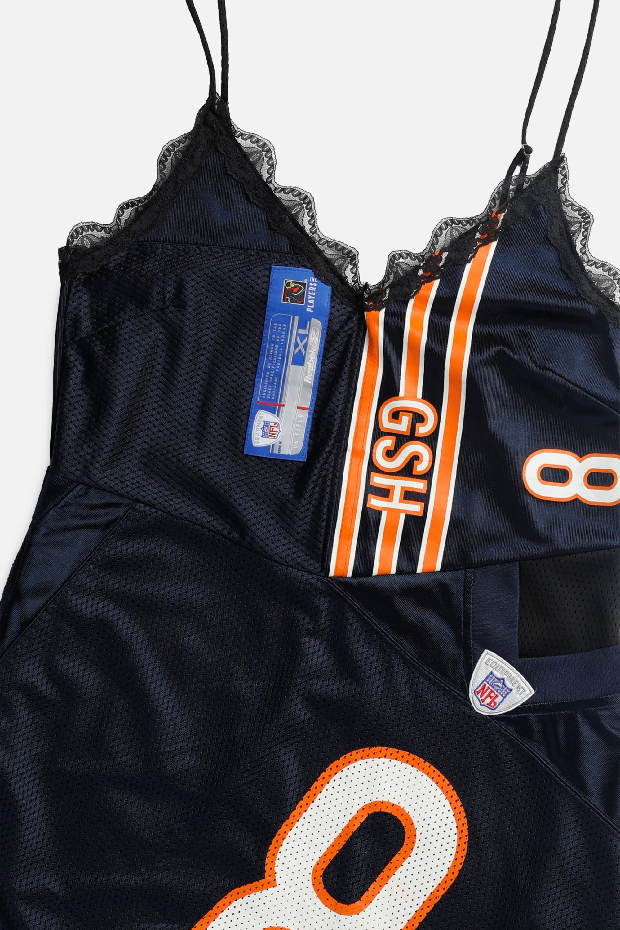 Rework Chicago Bears NFL Lace Dress - M
