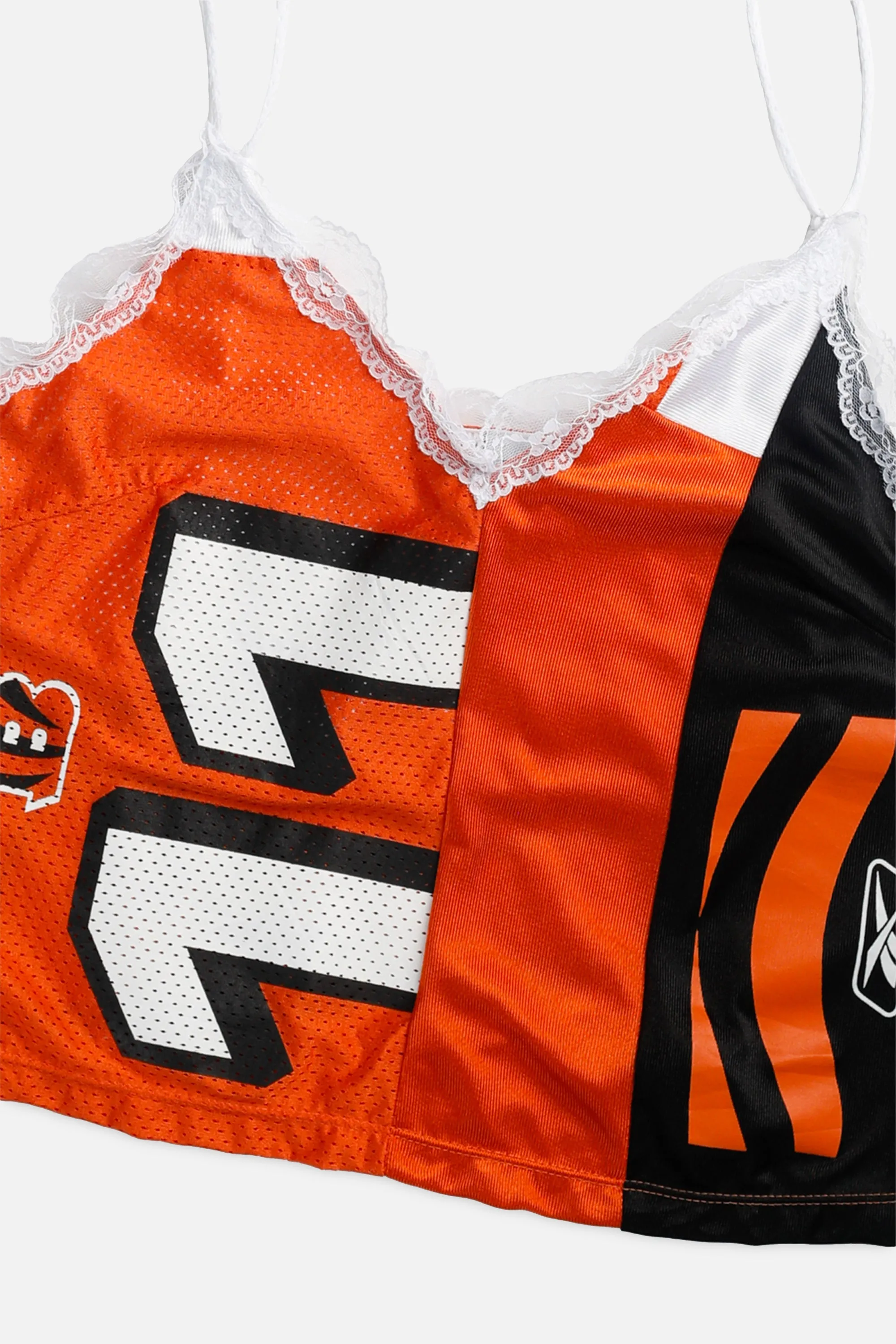 Rework Cincinnati Bengals Lace Tank - M