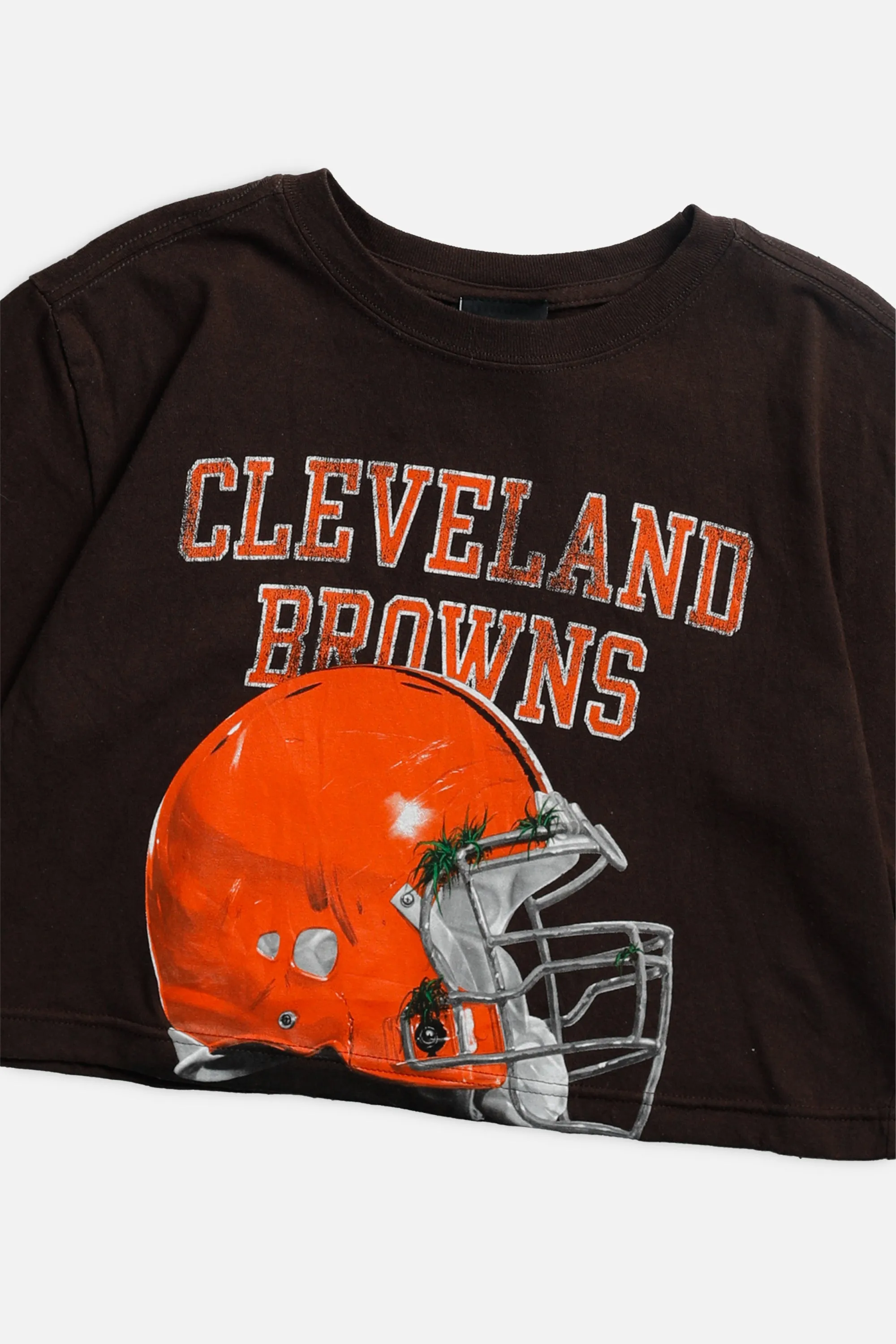 Rework Cleveland Browns NFL Crop Tee - XS